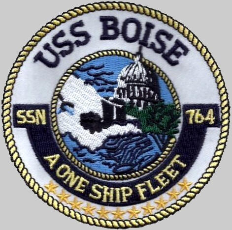 uss boise ssn-764 patch insignia