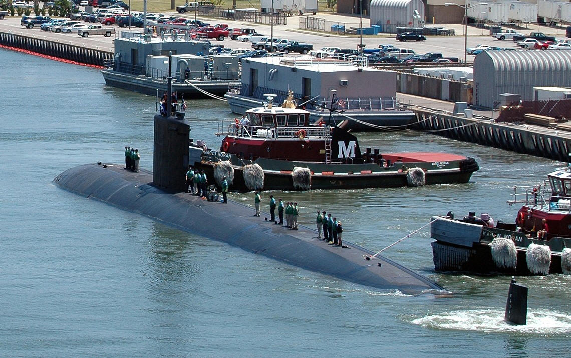 ssn-764 uss boise los angeles class attack submarine norfolk virginia