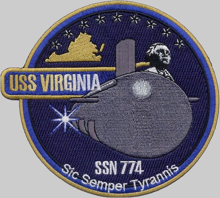 ssn-774 uss virginia patch crest insignia attack submarine us navy 02