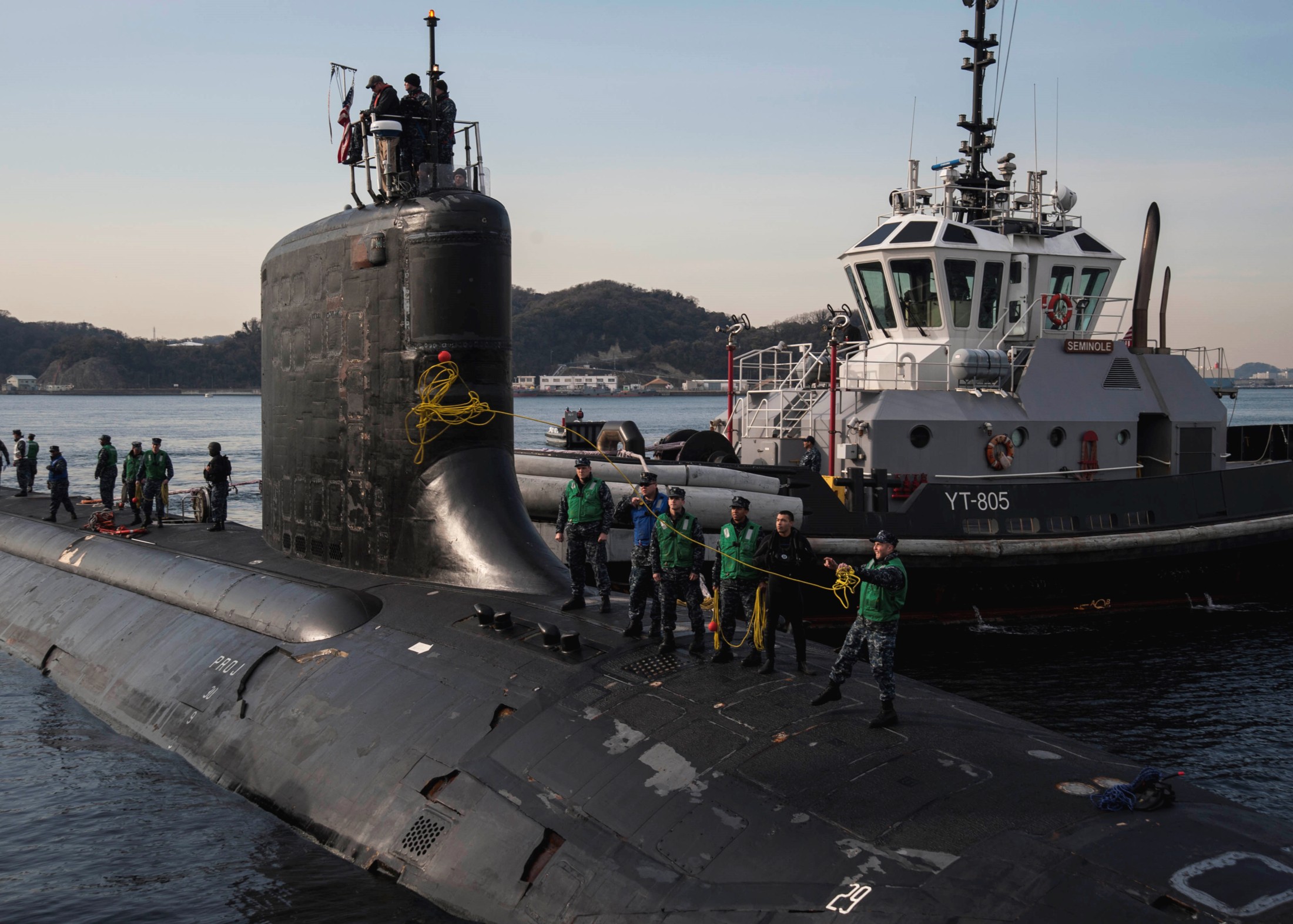 ssn-775 uss texas virginia class attack submarine navy 2016 06 fleet activities yokosuka japan