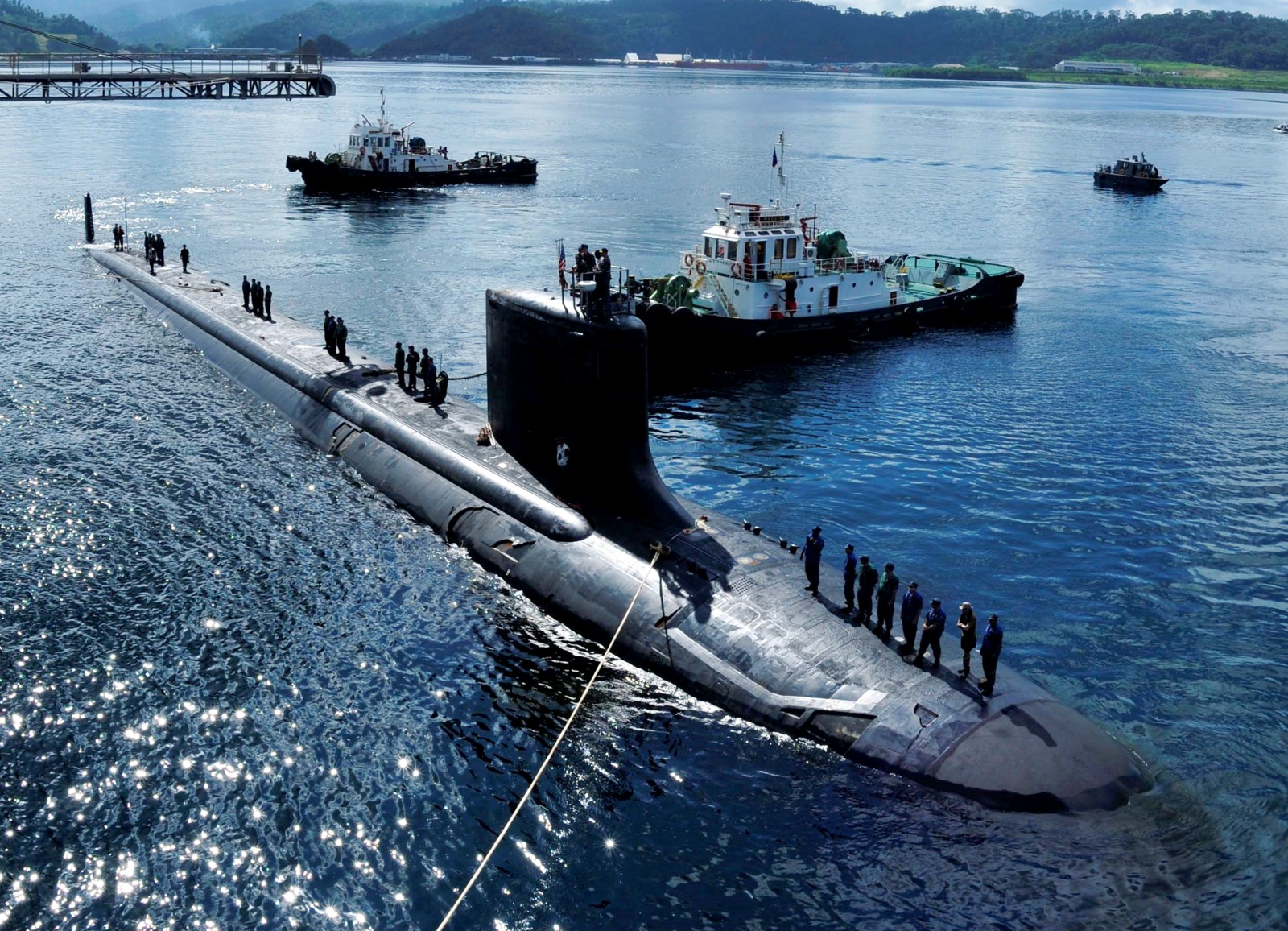 ssn-775 uss texas virginia class attack submarine navy 2011 21 subic bay philippines