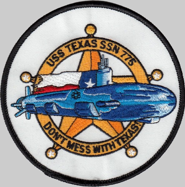 ssn-775 uss texas patch crest insignia virginia class attack submarine navy 03