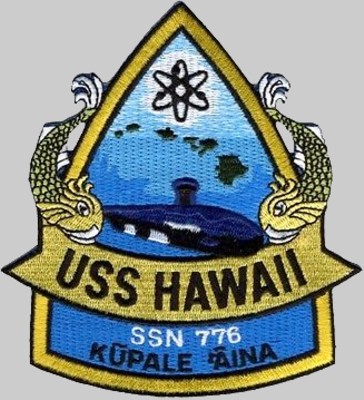 ssn-776 uss hawaii patch crest insignia virginia class attack submarine us navy 03