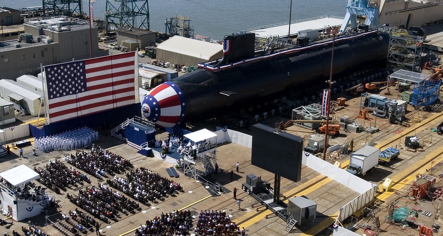 ssn-777 uss north carolina virginia class attack submarine us navy 2007 32 christening ceremony northrop grumman newport news shipbuilding
