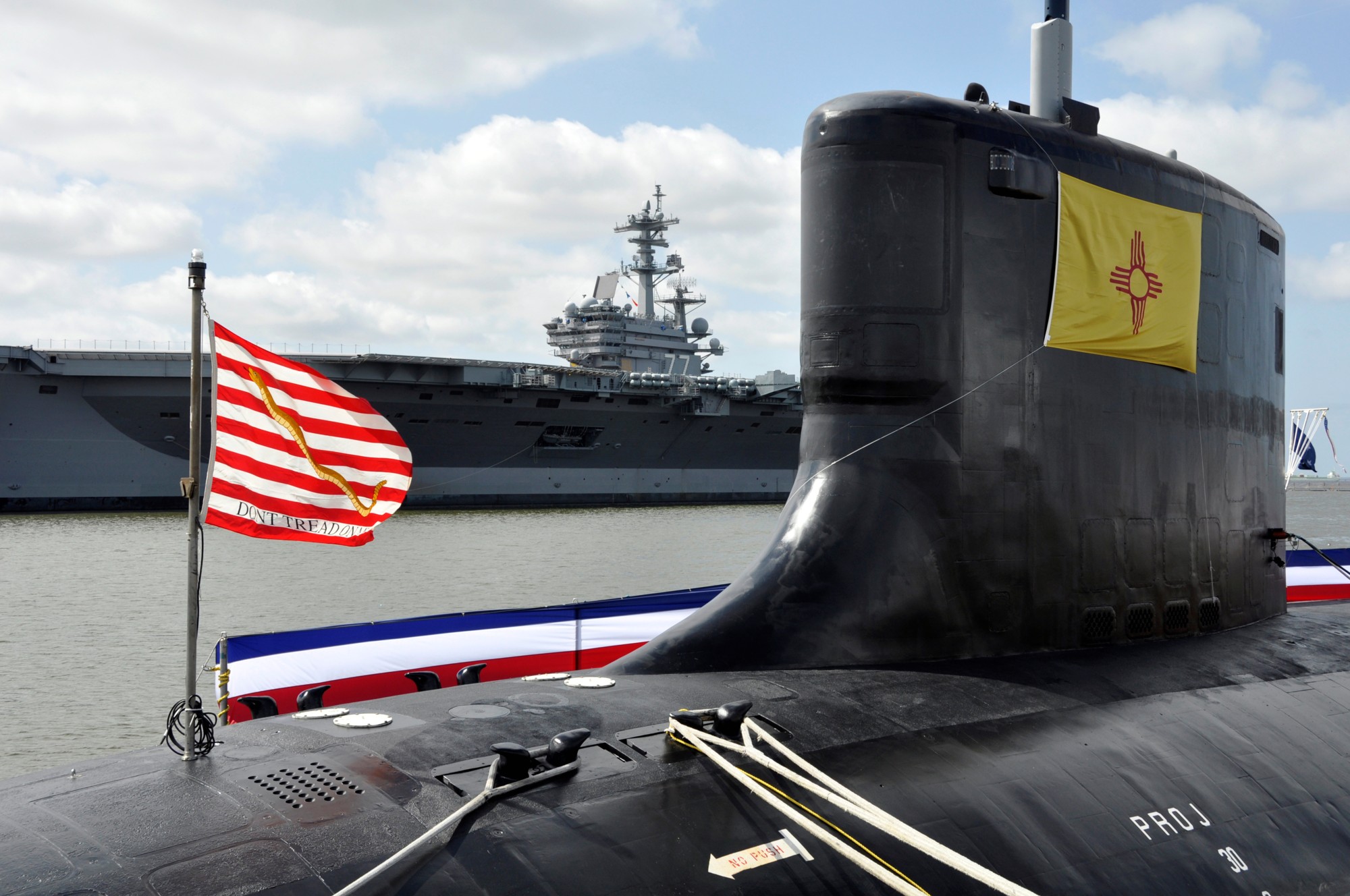 ssn-779 uss new mexico virginia class attack submarine us navy 23 commissioning ceremony naval station norfolk virginia