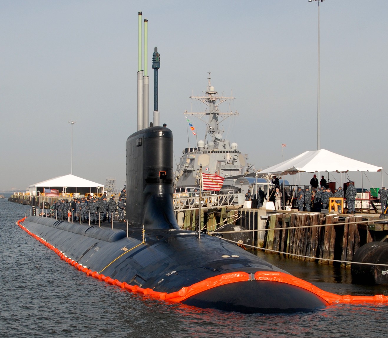 ssn-779 uss new mexico virginia class attack submarine us navy 25 norfolk naval station