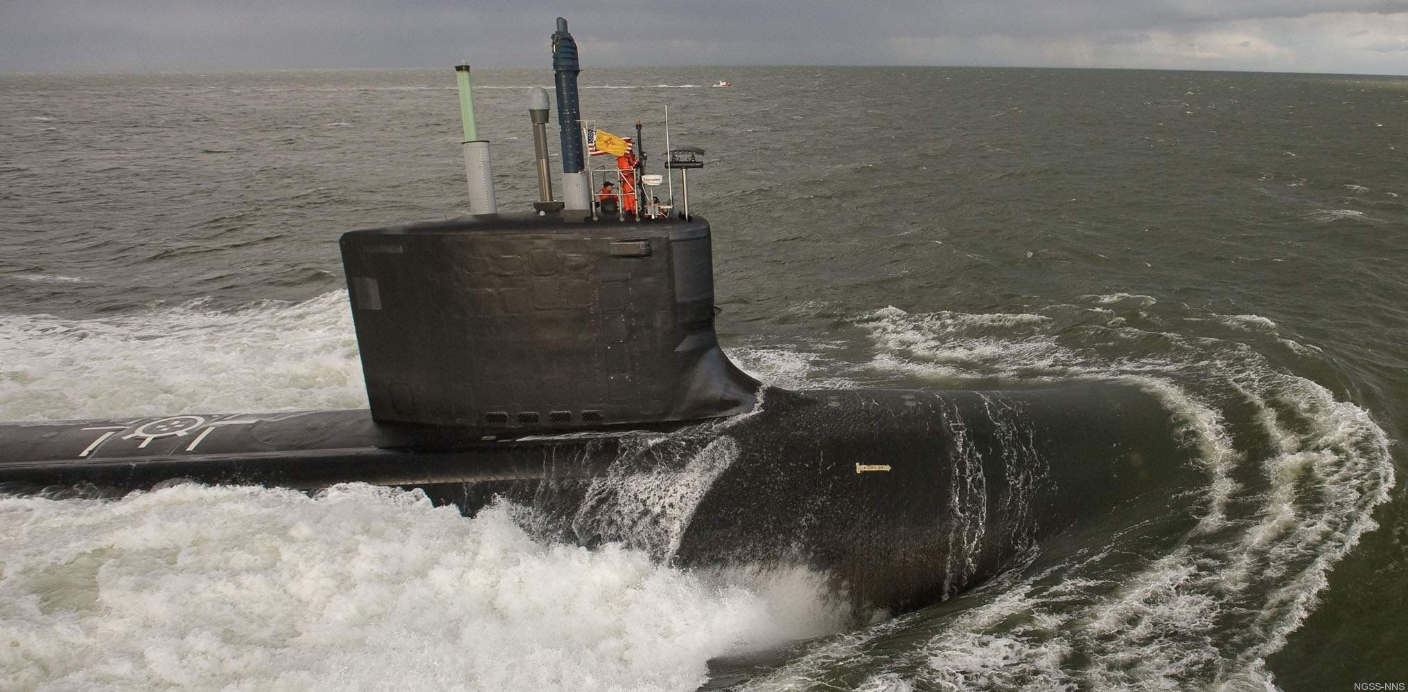 ssn-779 uss new mexico virginia class attack submarine us navy 41 trials newport news