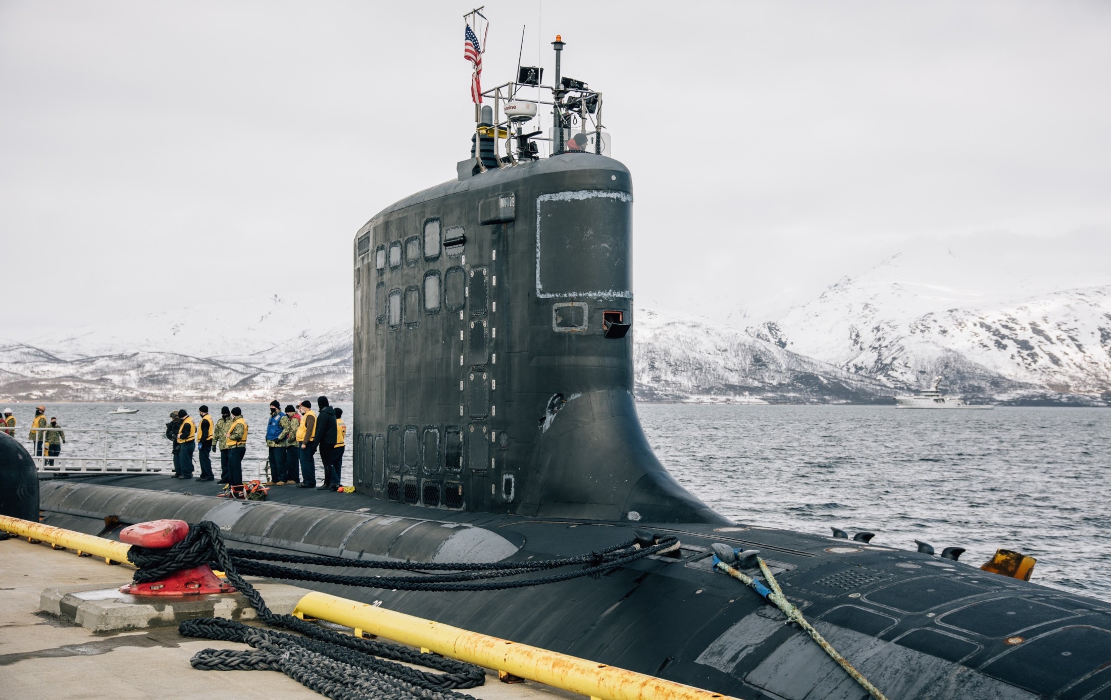 ssn-779 uss new mexico virginia class attack submarine us navy 47 grotsund tromso norway