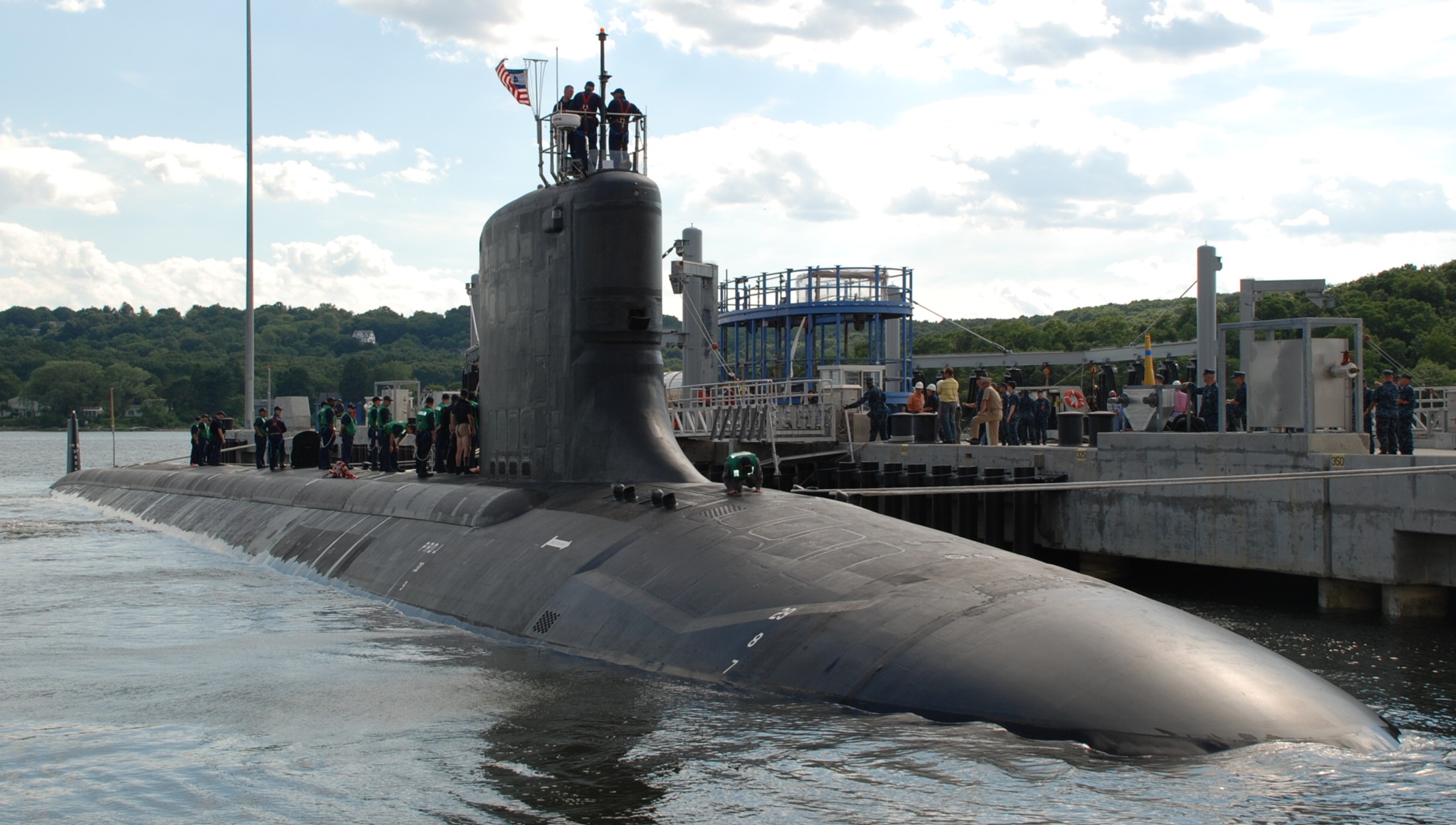 ssn-780 uss missouri virginia class attack submarine us navy 44 subase new london groton connecticut
