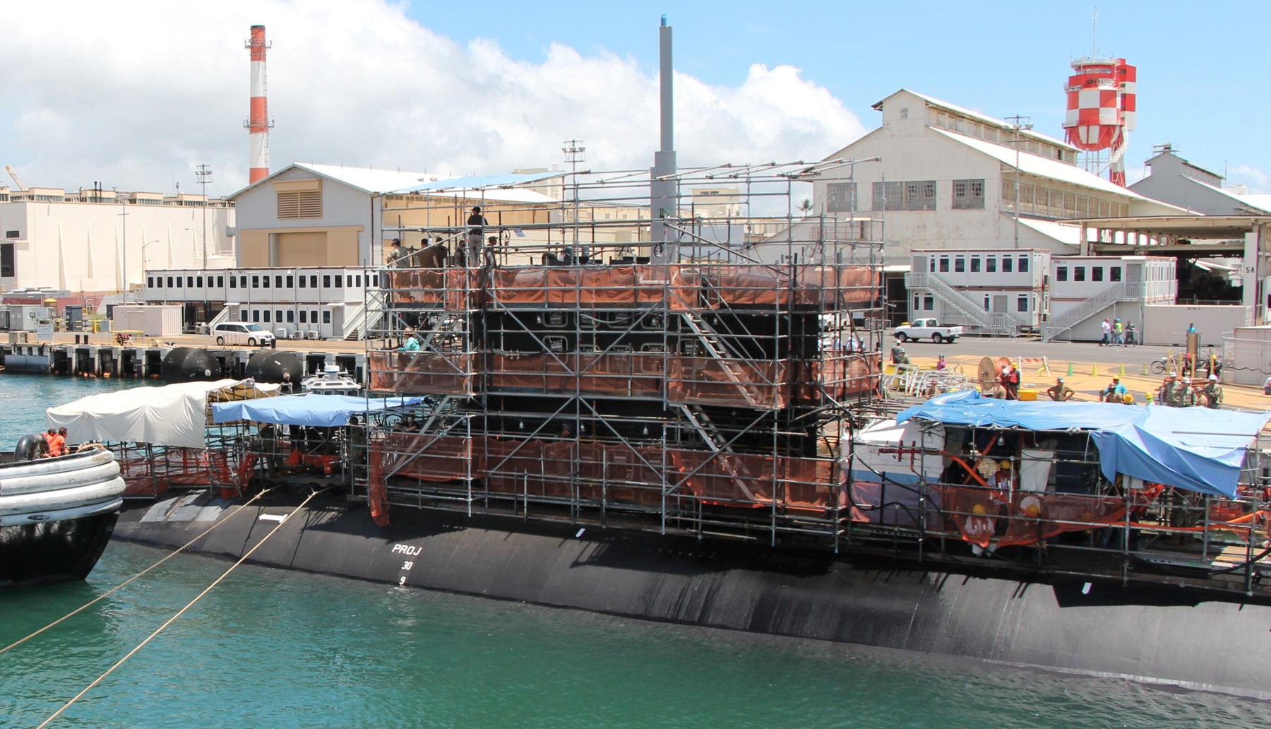 ssn-780 uss missouri virginia class attack submarine us navy 52 pearl harbor naval shipyard imf hawaii