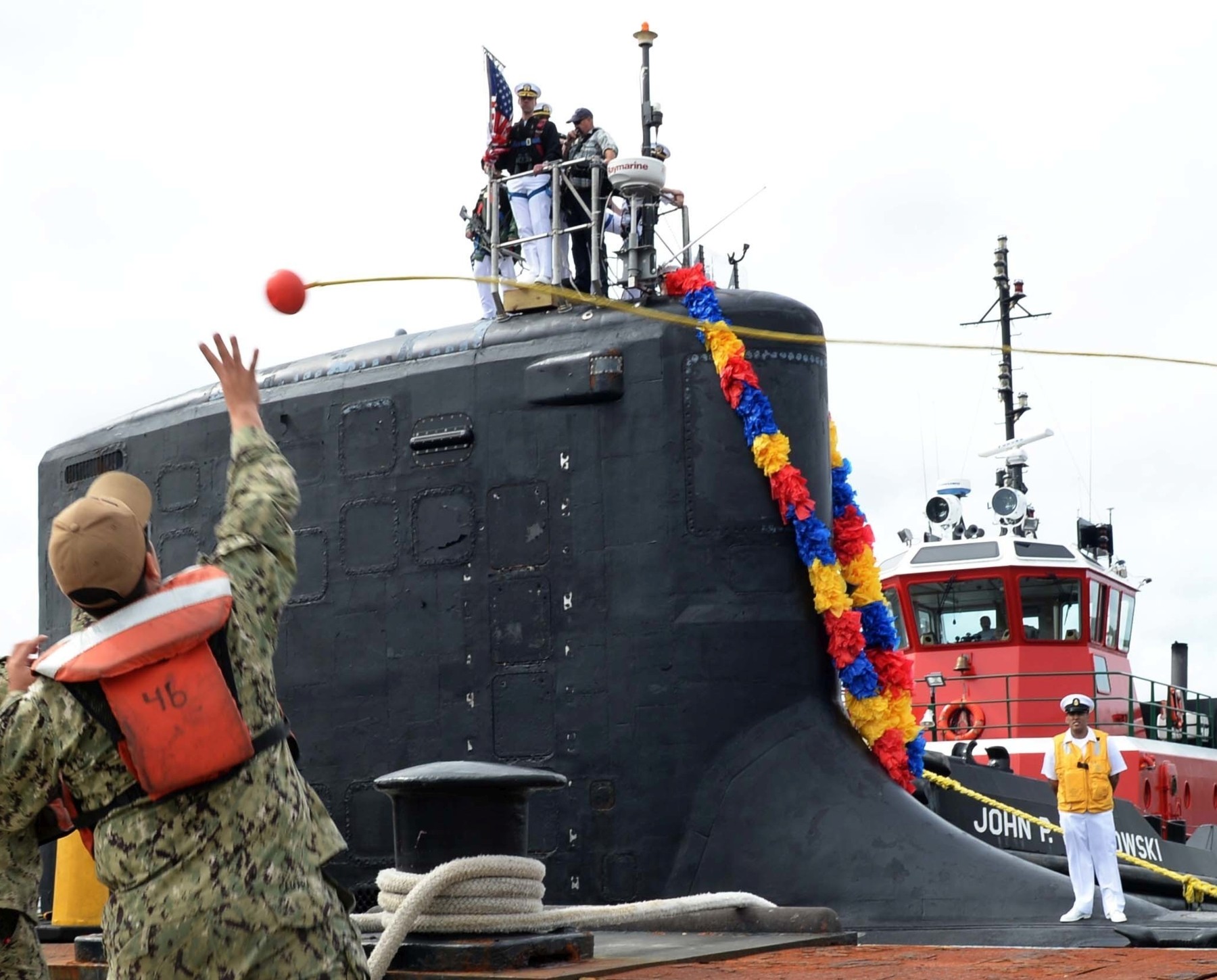 ssn-781 uss california virginia class attack submarine us navy 34 returning groton