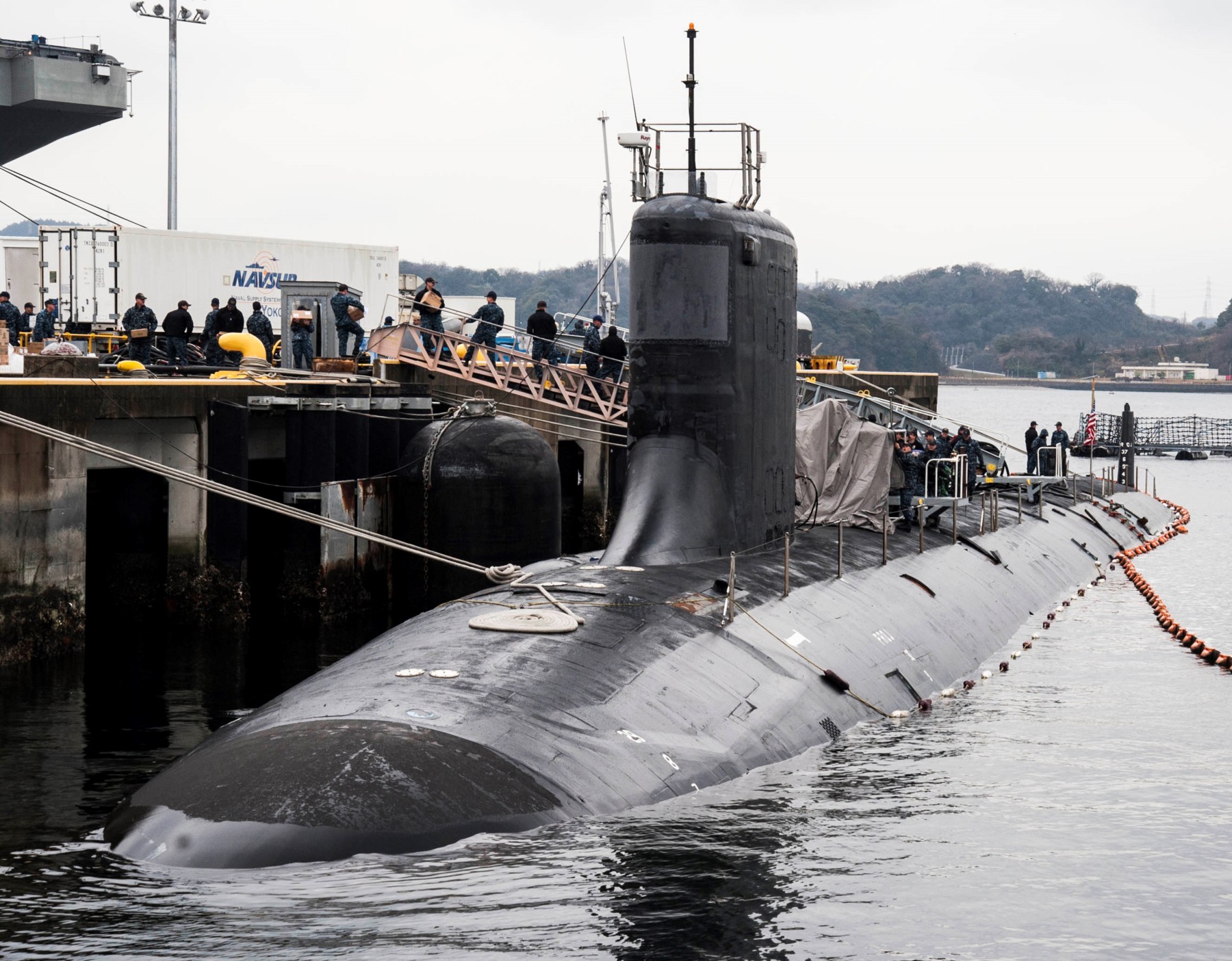 ssn-782 uss mississippi virginia class attack submarine us navy 07 yokosuka japan