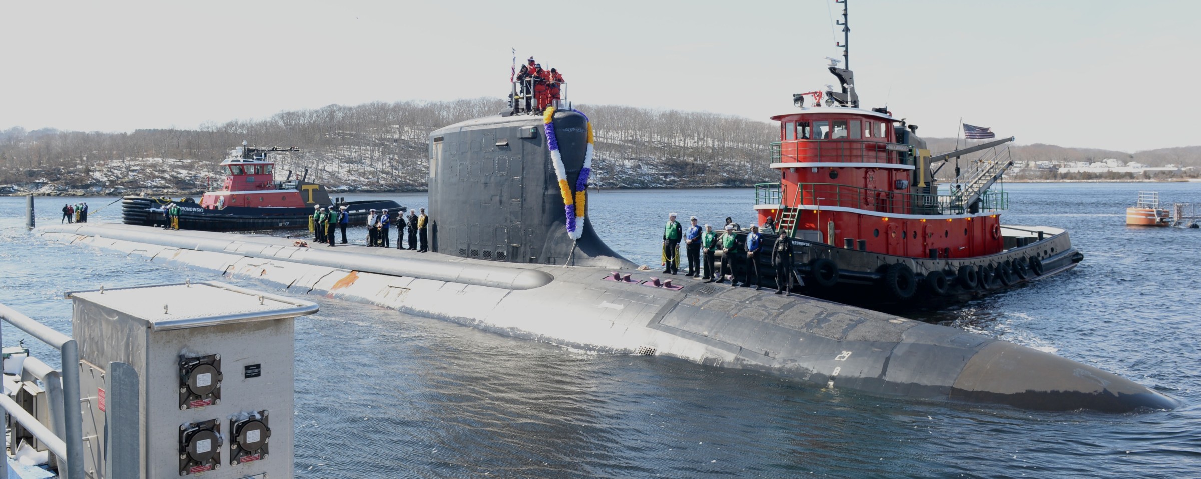 ssn-783 uss minnesota virginia class attack submarine us navy 34 subase new london groton