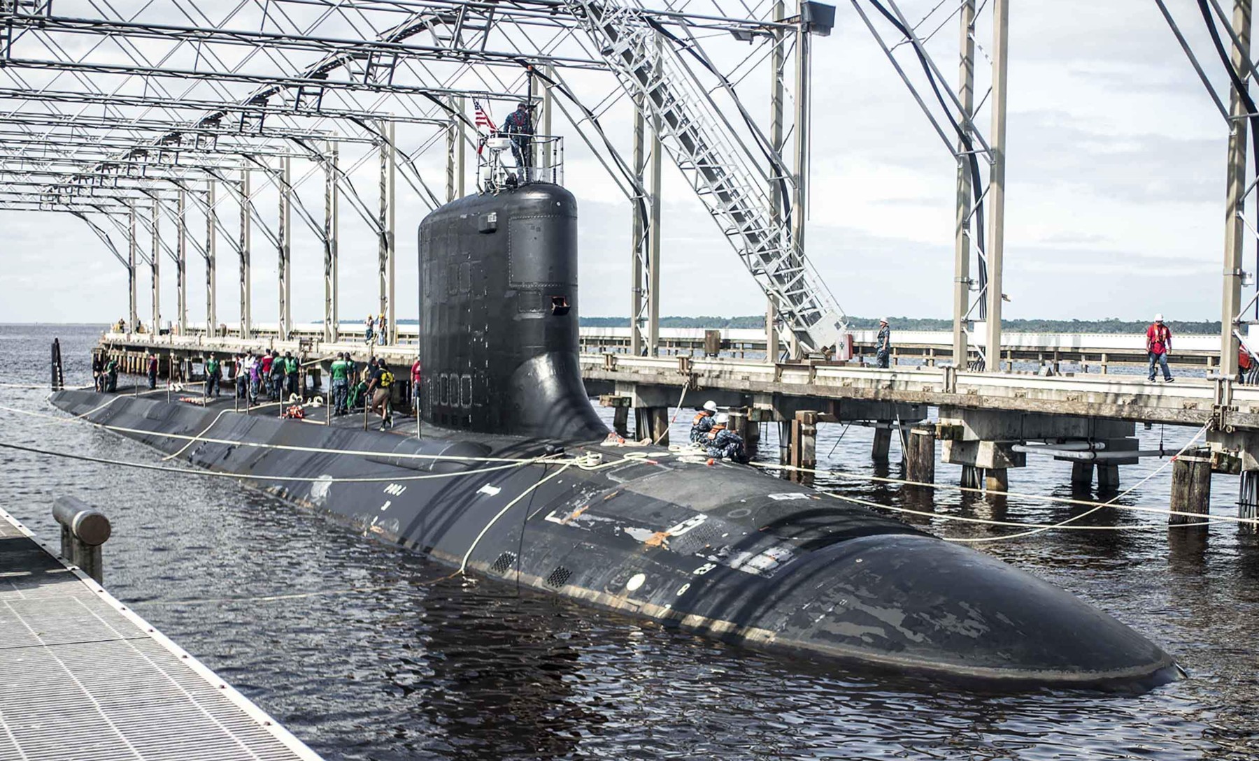 ssn-784 uss north dakota virginia class attack submarine us navy 03 magnetic silencing facility kings bay georgia