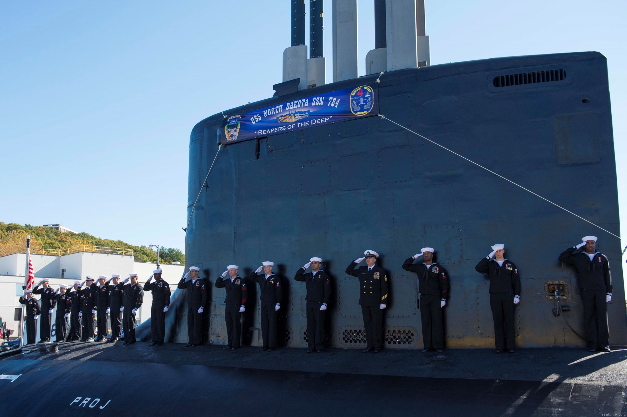 ssn-784 uss north dakota virginia class attack submarine us navy 04 commissioning ceremony