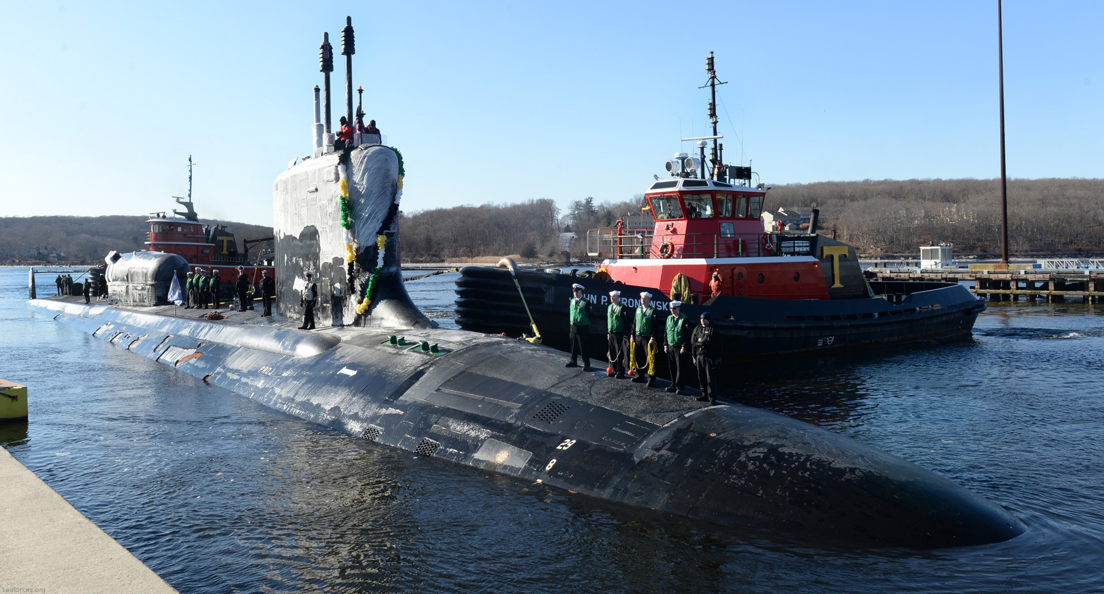 ssn-784 uss north dakota virginia class attack submarine us navy 26 new london subase groton
