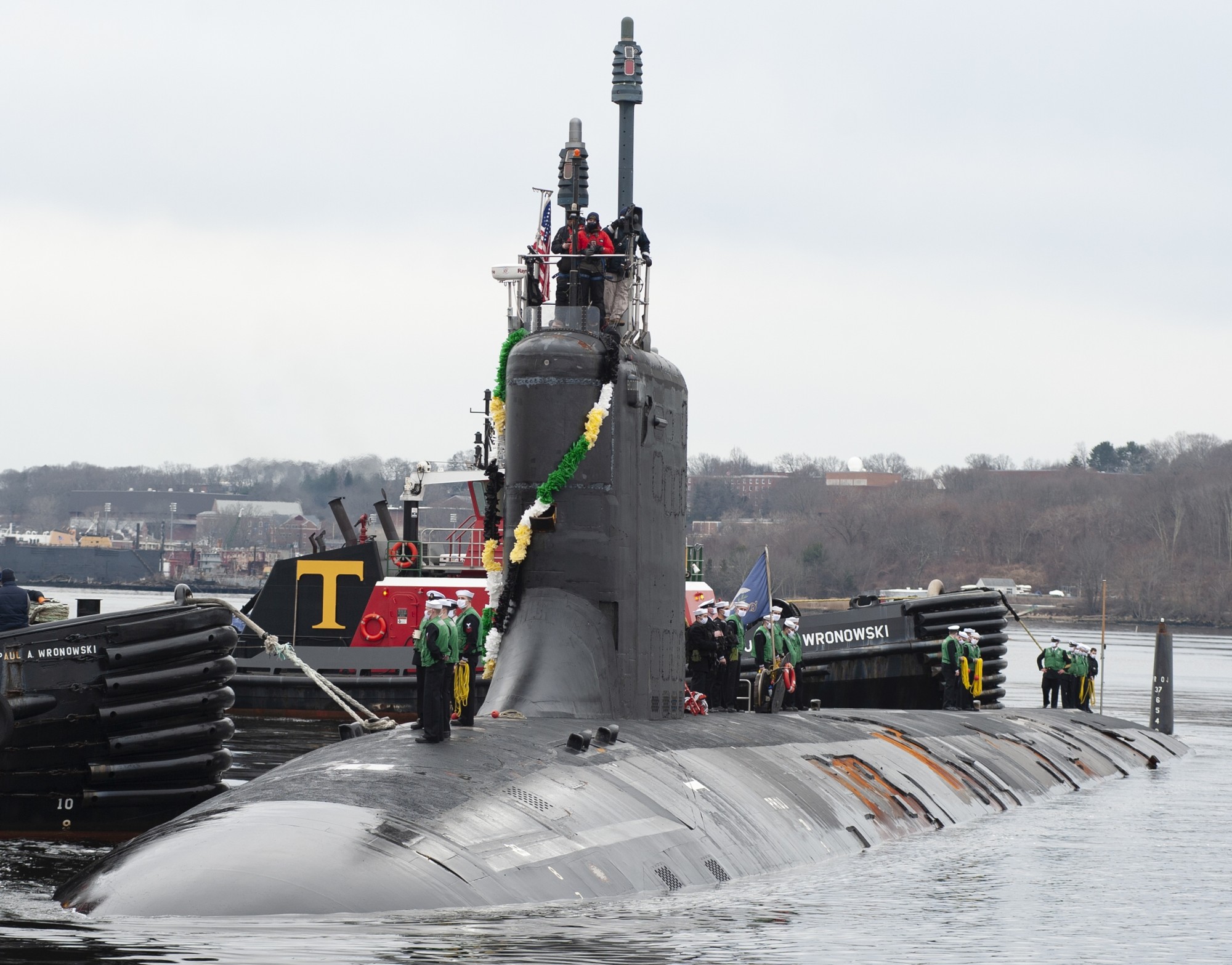 ssn-784 uss north dakota virginia class attack submarine us navy 39 subase new london groton connecticut