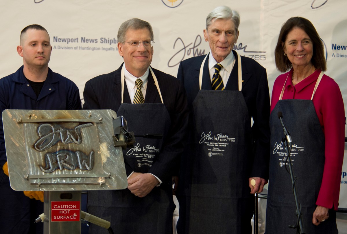 john warner secnav senator virginia ssn uss 10