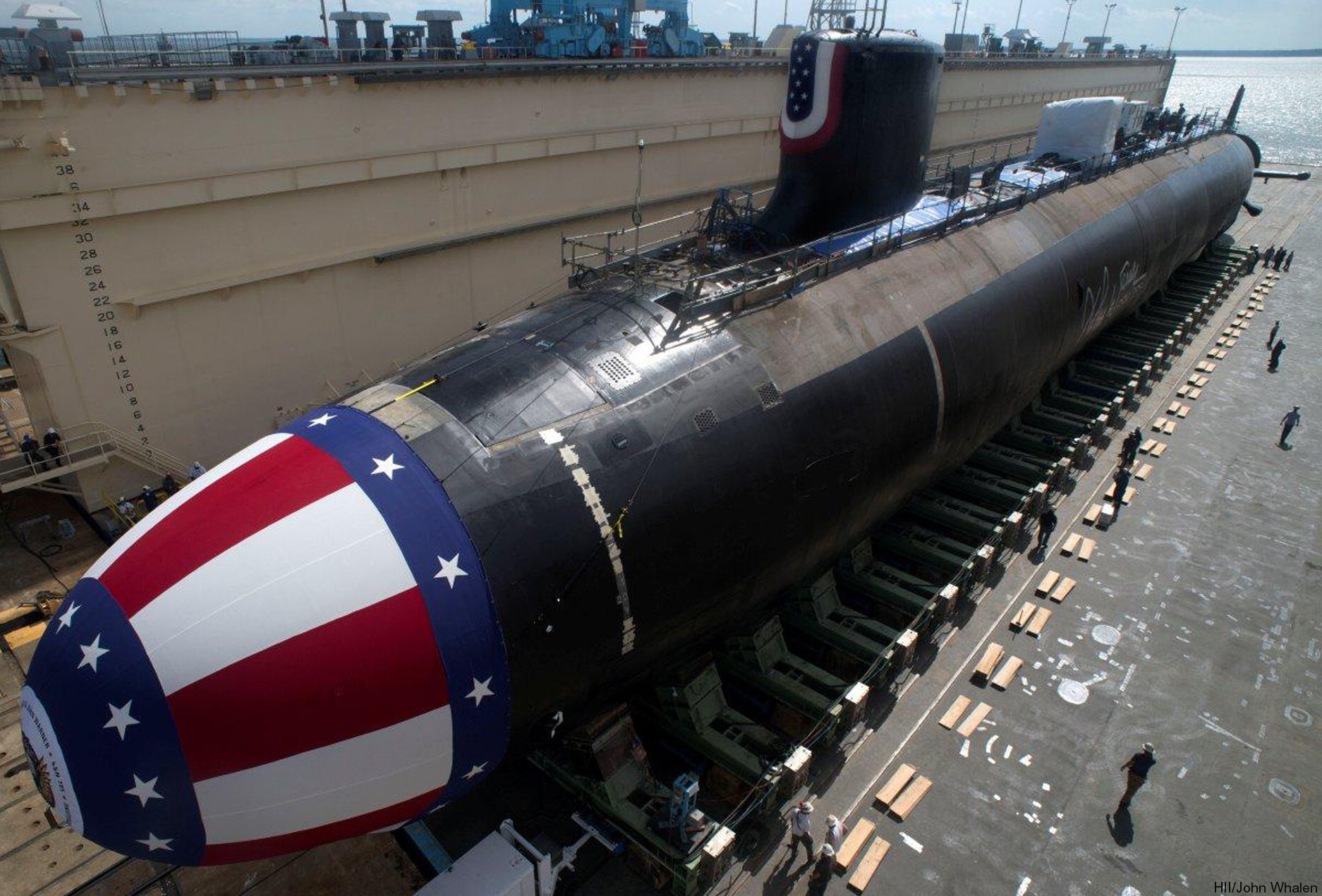 ssn-785 uss john warner virginia class attack submarine us navy 19 hii newport news