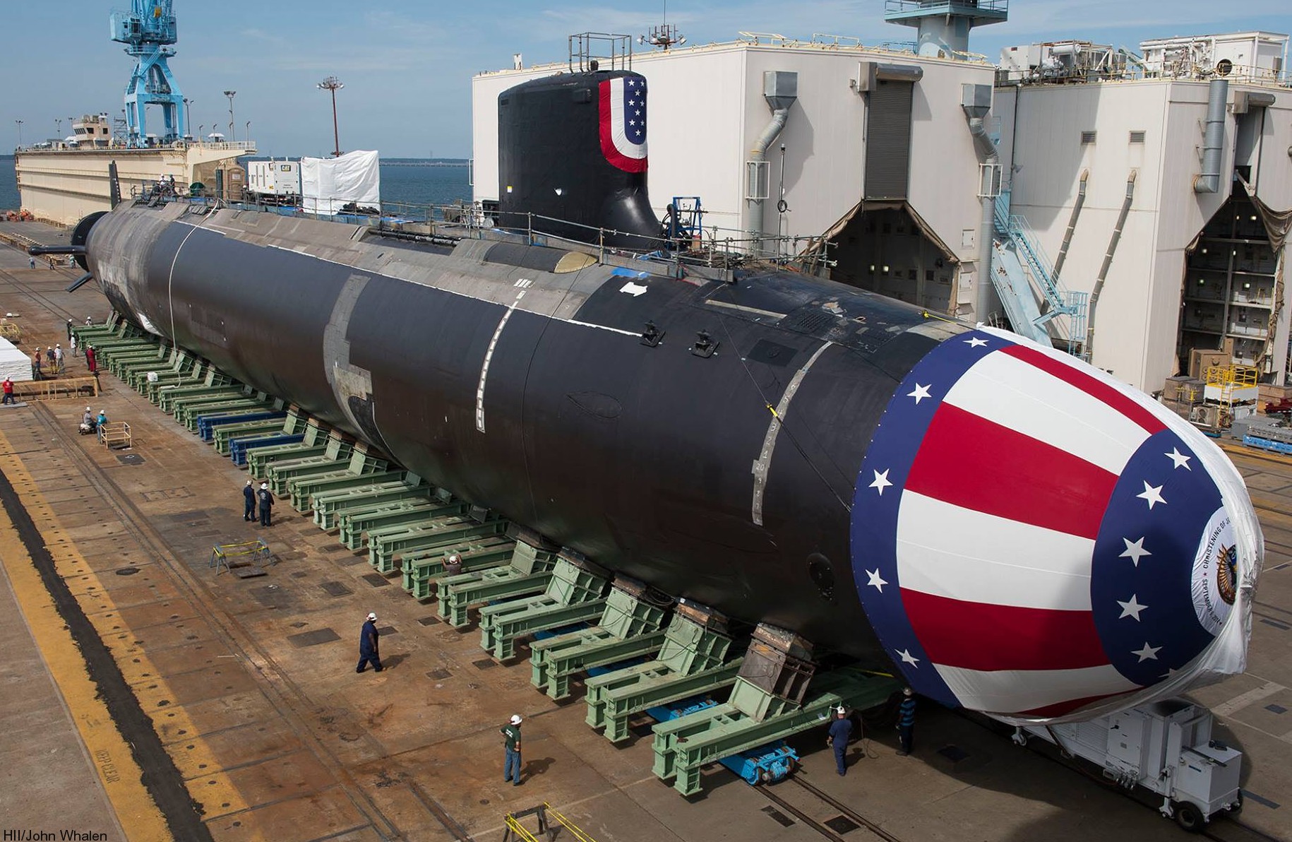 ssn-785 uss john warner virginia class attack submarine us navy 20 newport news shipbuilding hii