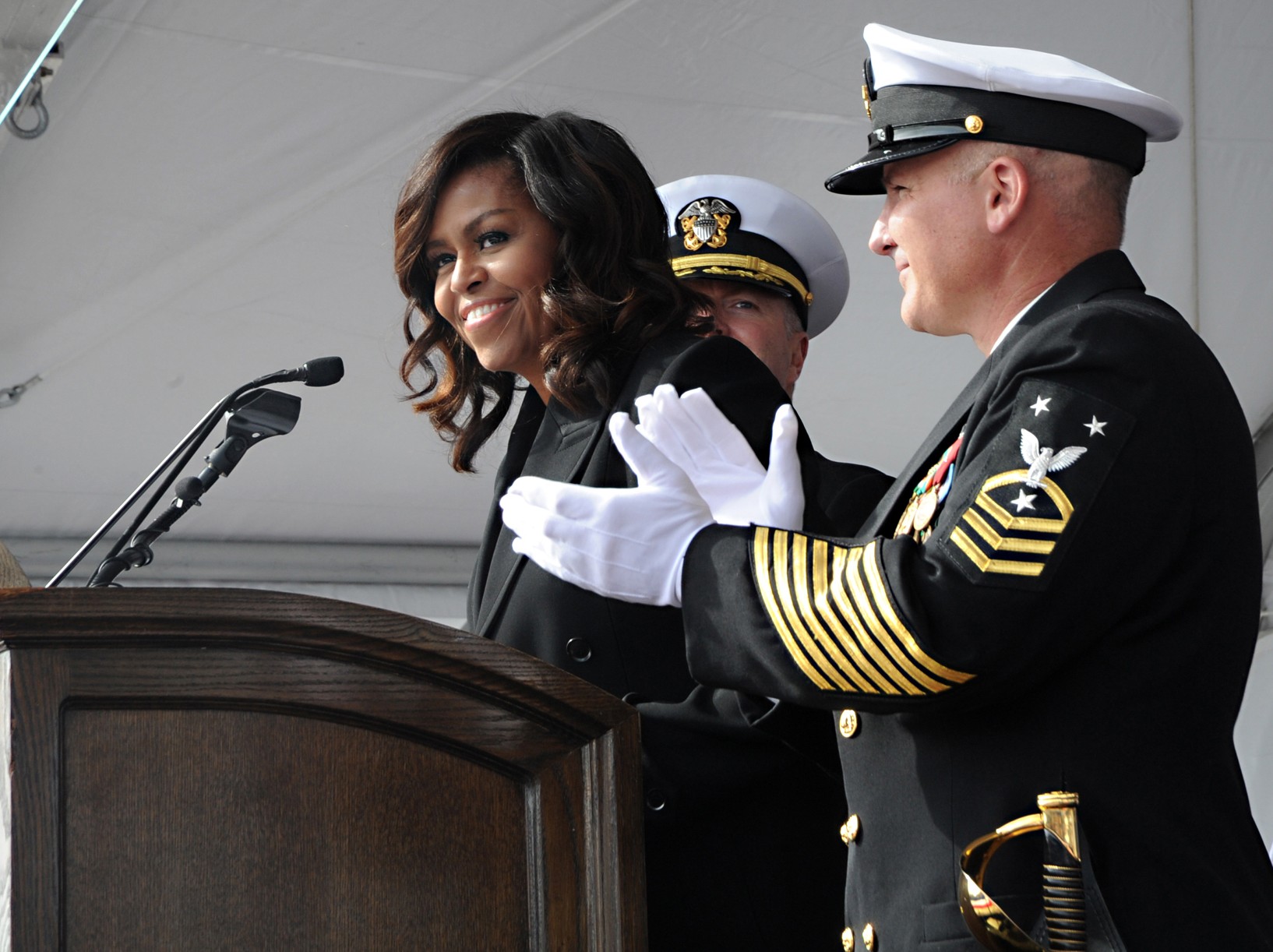 ssn-786 uss illinois virginia class attack submarine us navy 02 commissioning ceremony michelle obama groton