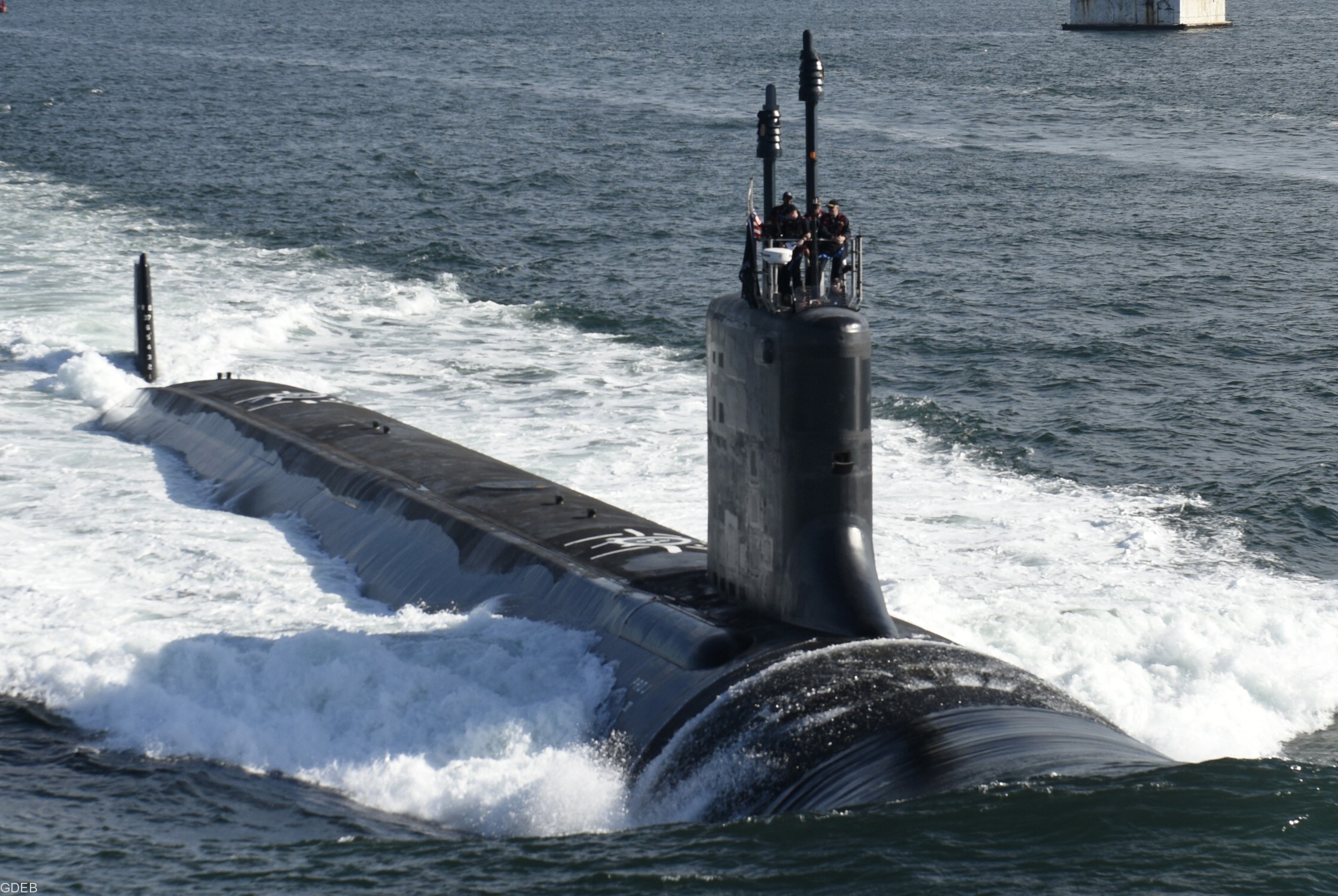 ssn-786 uss illinois virginia class attack submarine us navy 06 sea trials general dynamics electric boat
