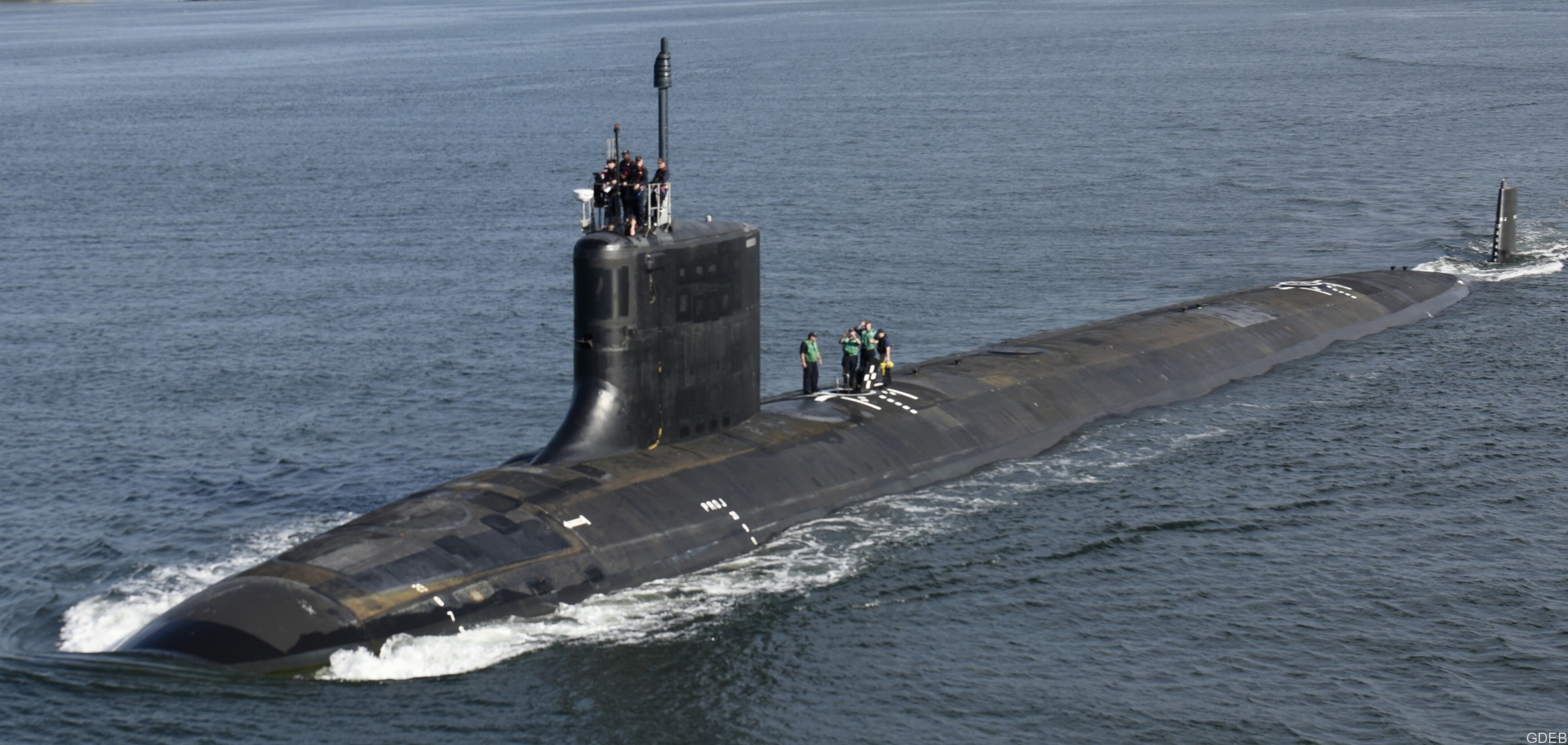 ssn-786 uss illinois virginia class attack submarine us navy 24 sea trials gdeb