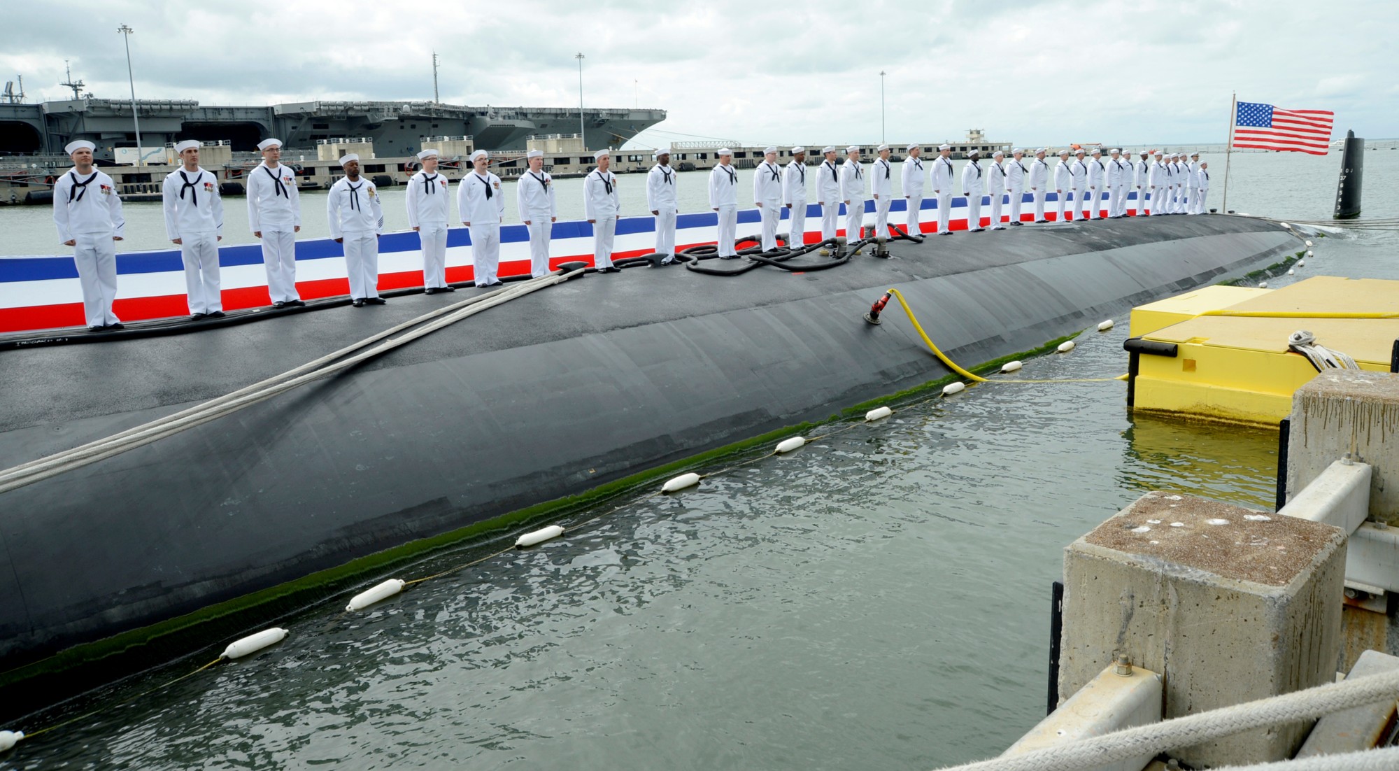 ssn-787 uss washington virginia class attack submarine us navy commissioning ceremony norfolk 02
