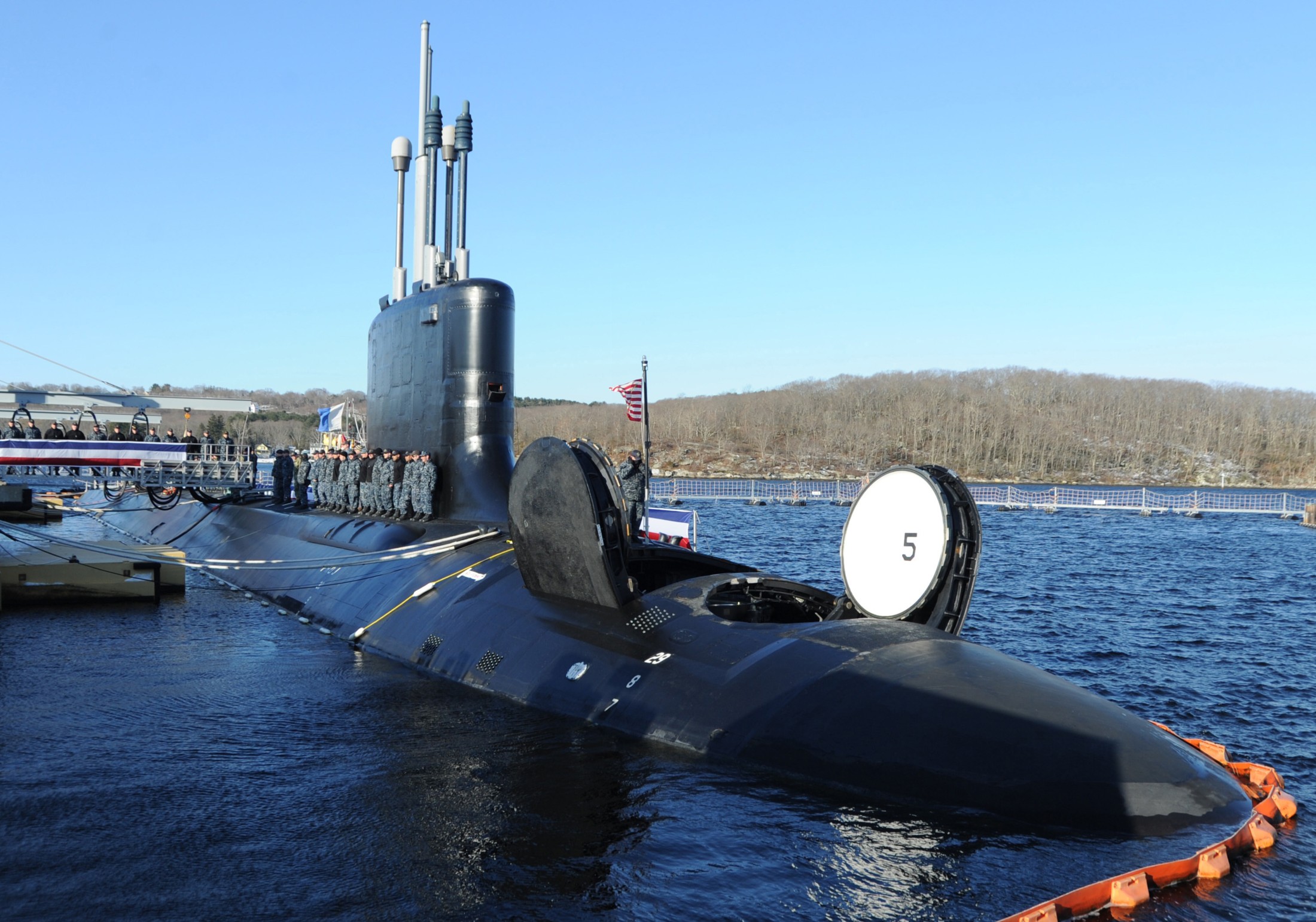 ssn-788 uss colorado virginia class attack submarine us navy 18 new london subase groton