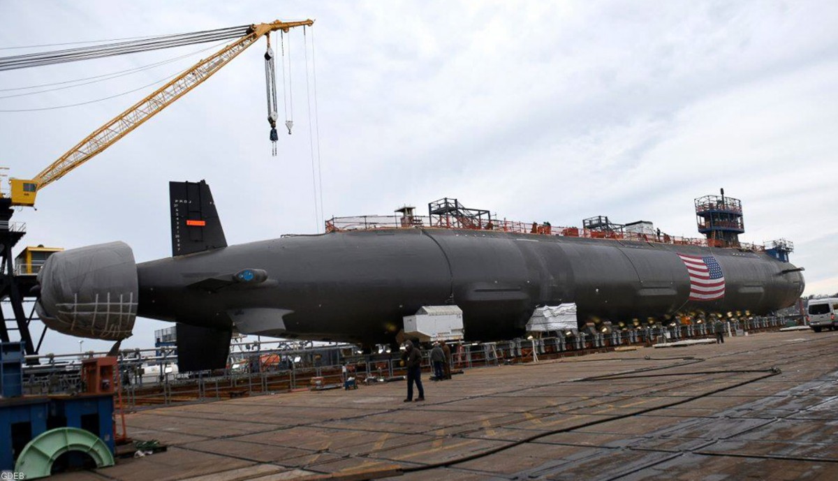 ssn-788 uss colorado virginia class attack submarine us navy 22 pump jet propeller