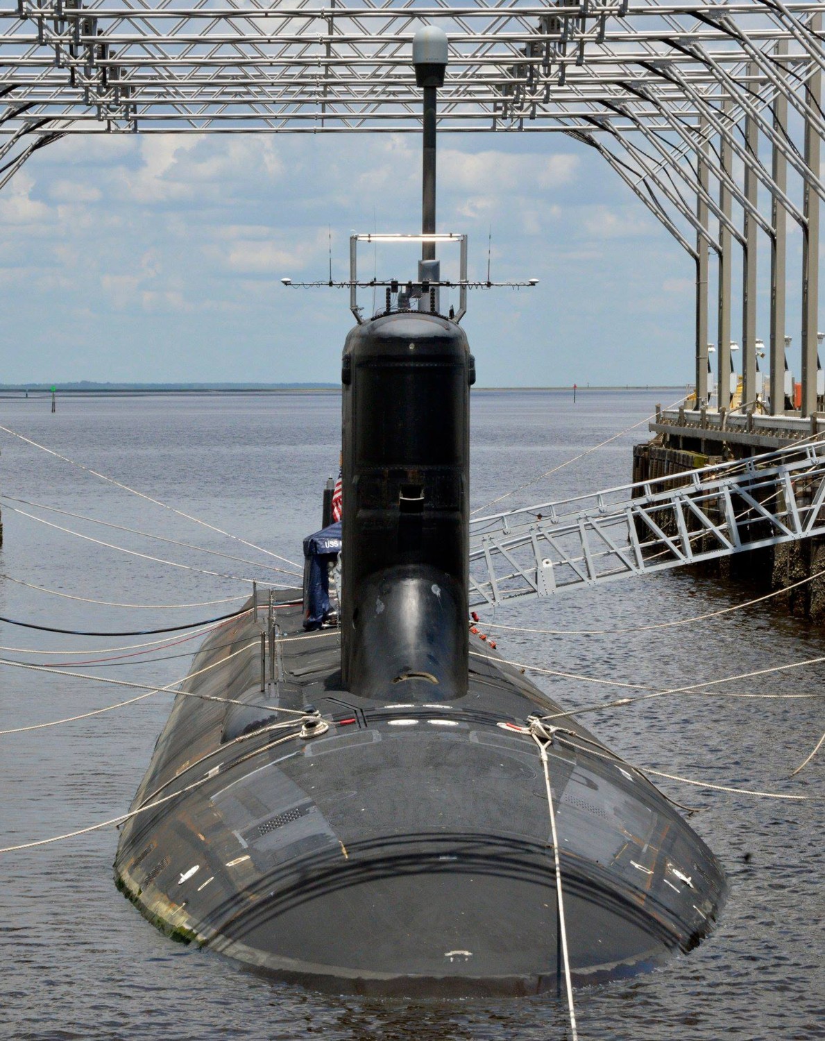 ssn-789 uss indiana virginia class attack submarine us navy magnetic silencing facility subase kings bay georgia deperming 29
