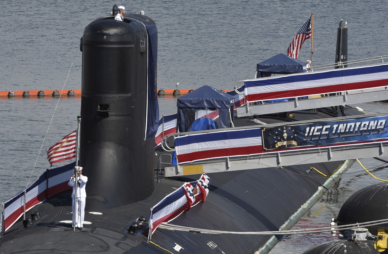 ssn-789 uss indiana virginia class attack submarine us navy commissioning ceremony port canaveral florida 36