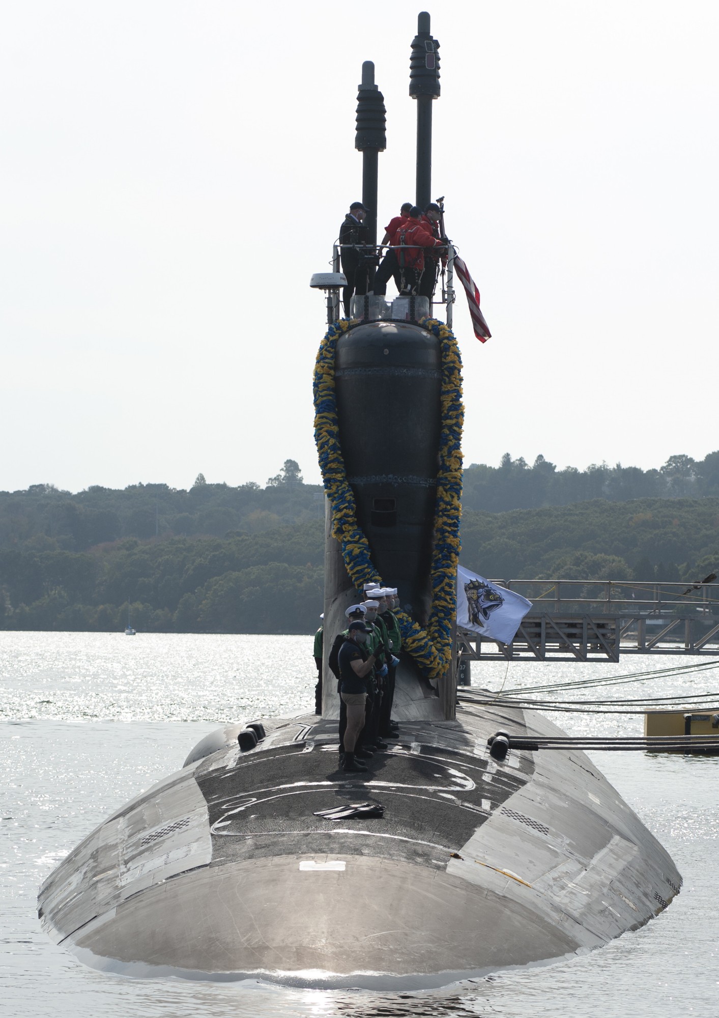 ssn-789 uss indiana virginia class attack submarine us navy 59 naval base new london groton connecticut