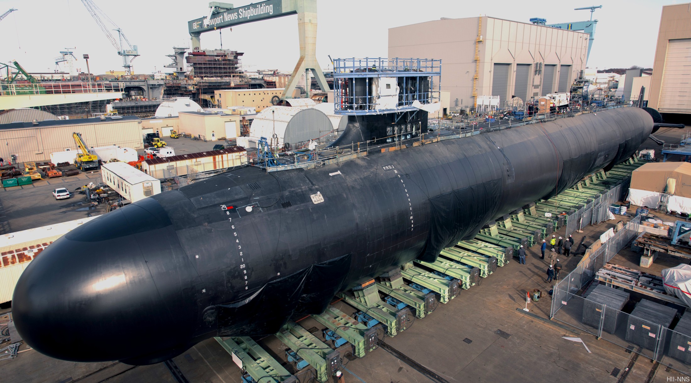 ssn-791 uss delaware virginia class attack submarine us navy 10 roll out newport news virginia