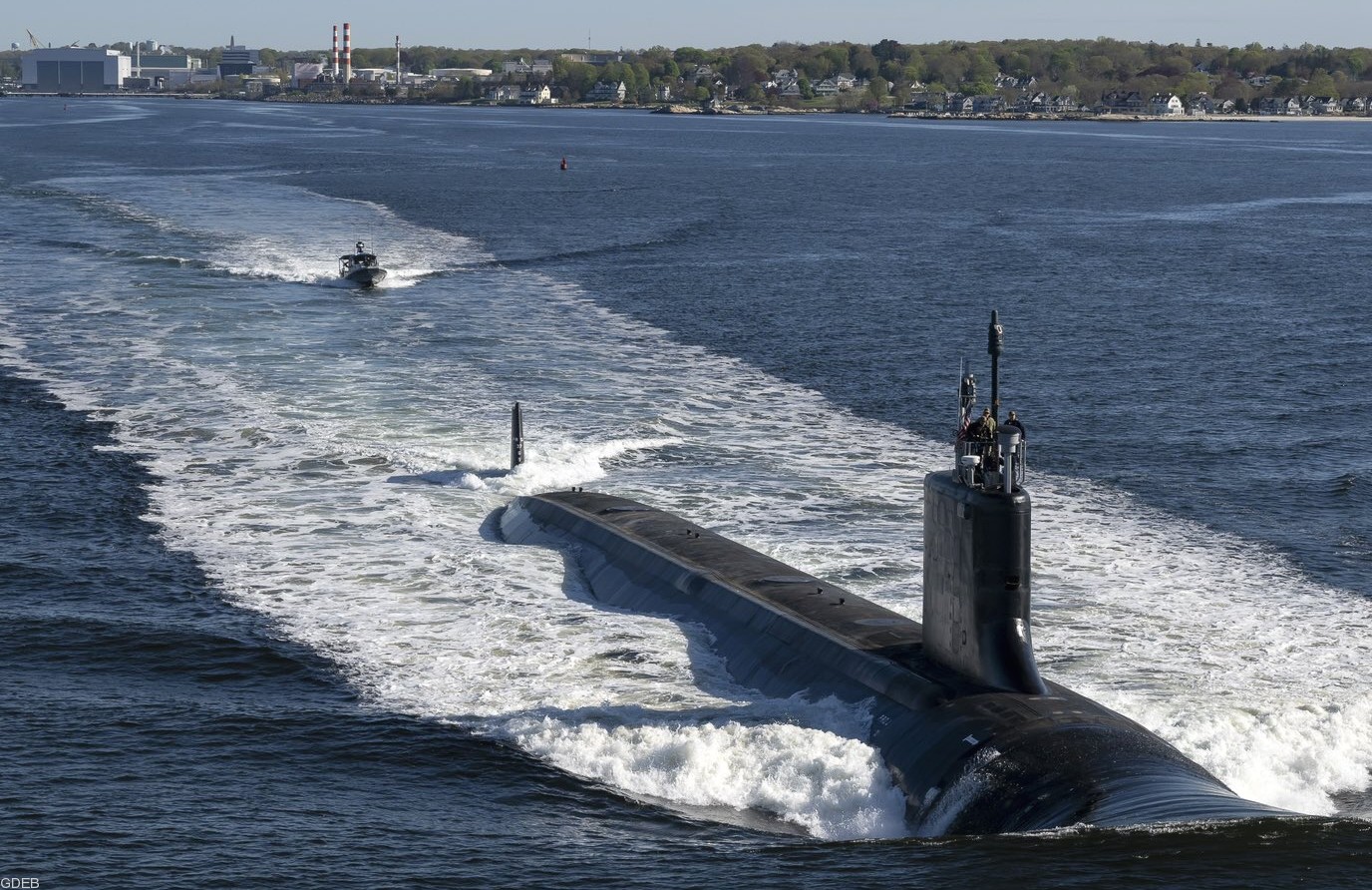 ssn-792 uss vermont virginia class attack submarine us navy trials groton atlantic ocean 15