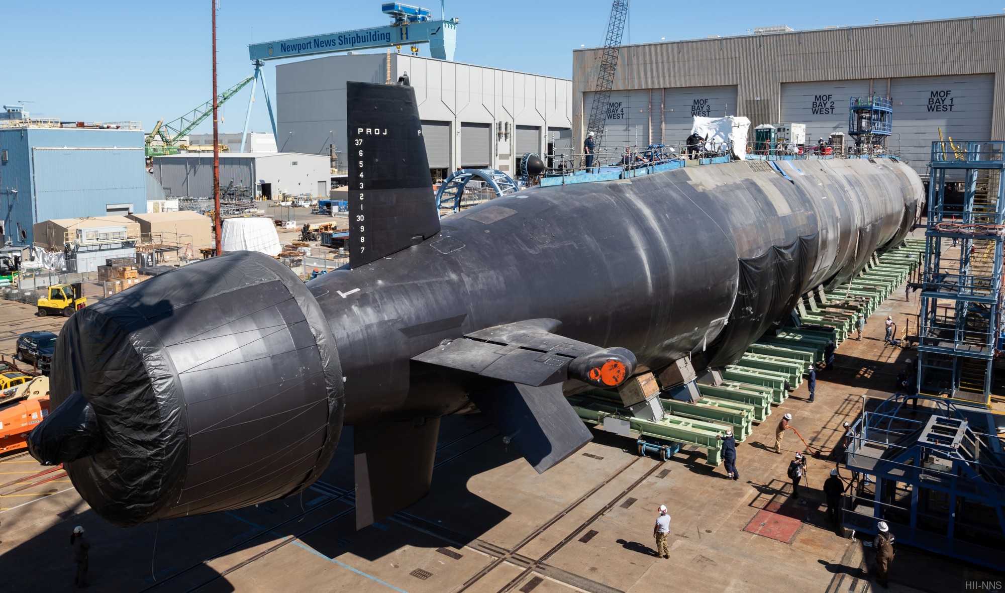 ssn-794 uss montana virginia class attack submarine us navy 07 roll out hii newport news