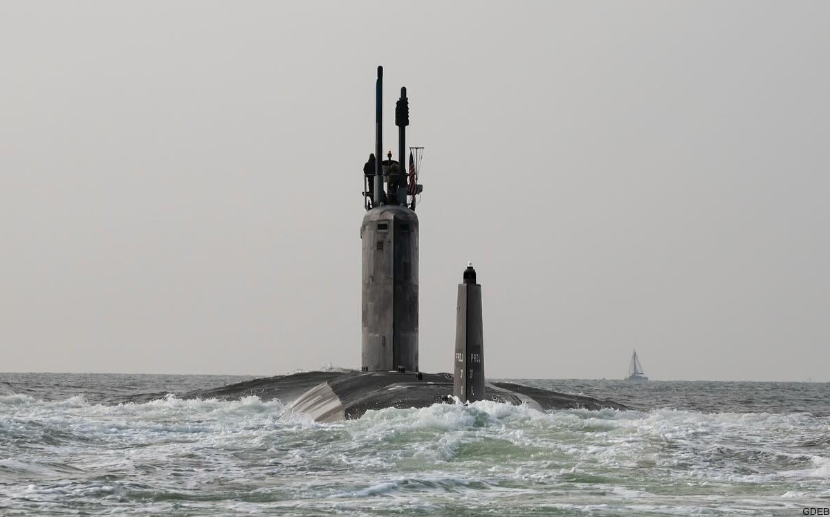 ssn-795 uss hyman g. rickover virginia class attack submarine us navy sea trials 06