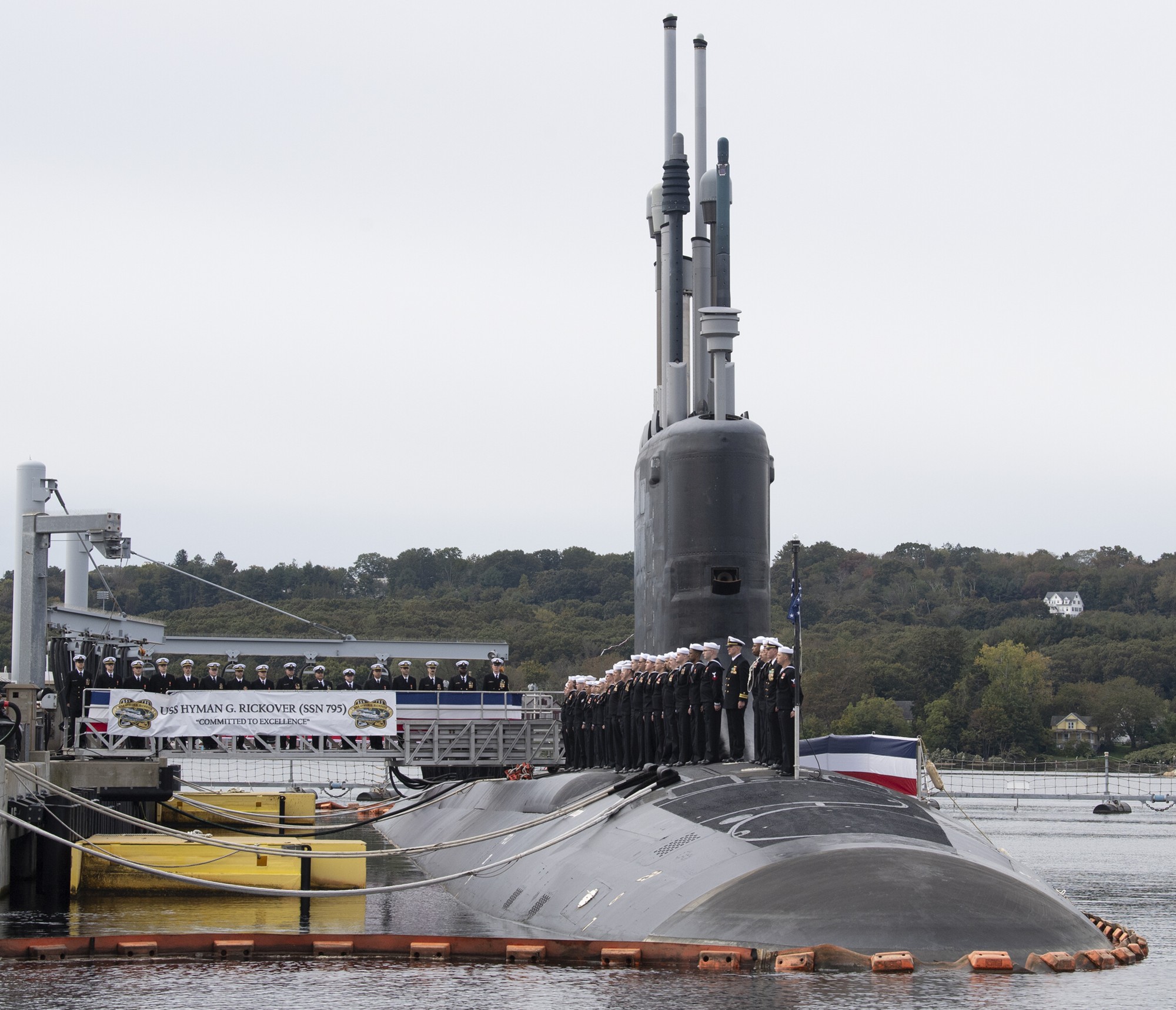 ssn-795 uss hyman g. rickover virginia class attack submarine us navy commissioning ceremony 19