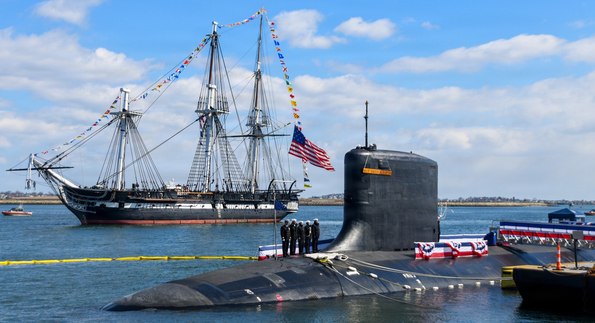 ssn-798 uss massachusetts virginia class attack submarine commissioning ceremony boston 2026 19