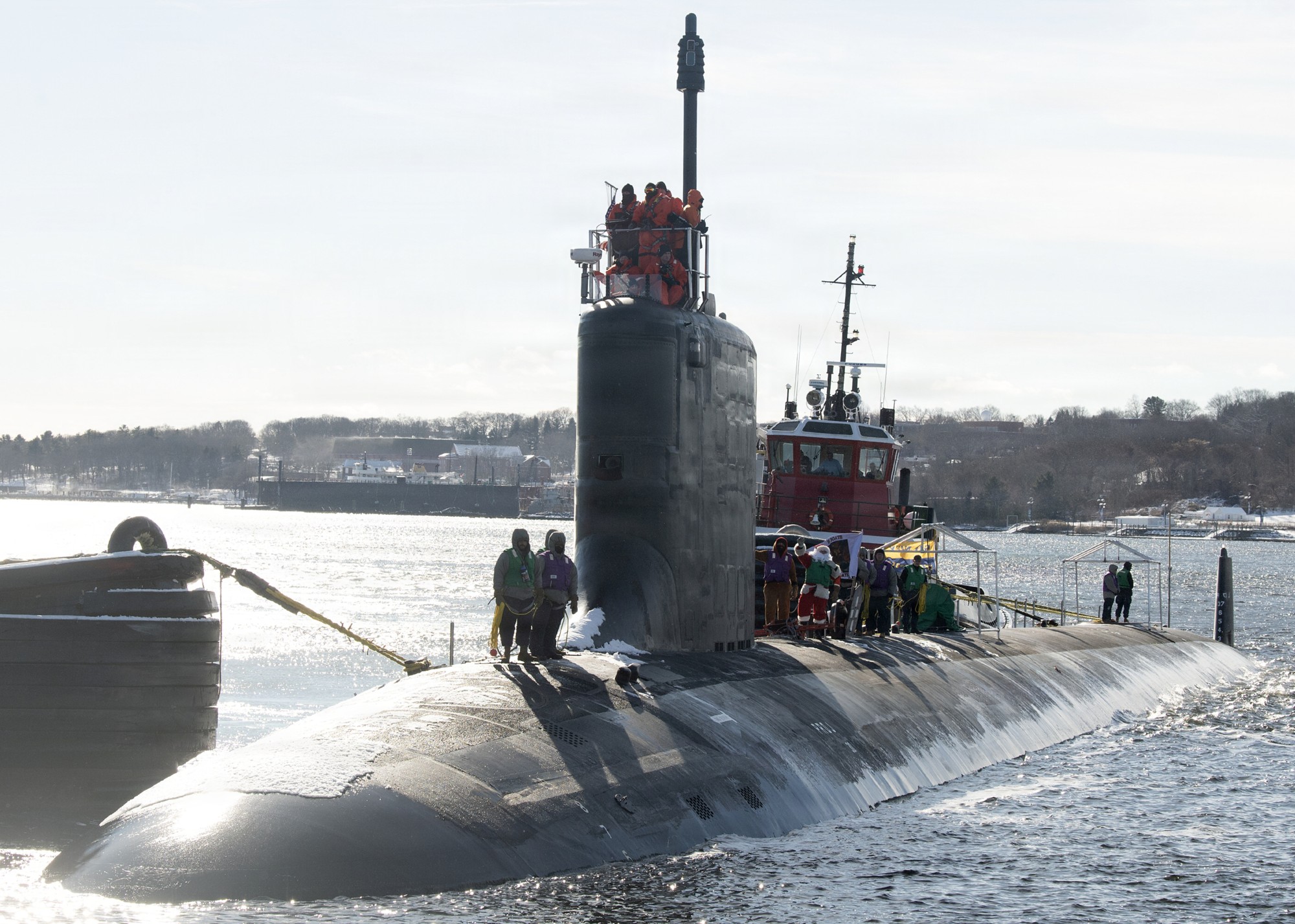 uss idaho ssn 799 virginia class attack submarine us navy arriving new london groton first time 2025 13
