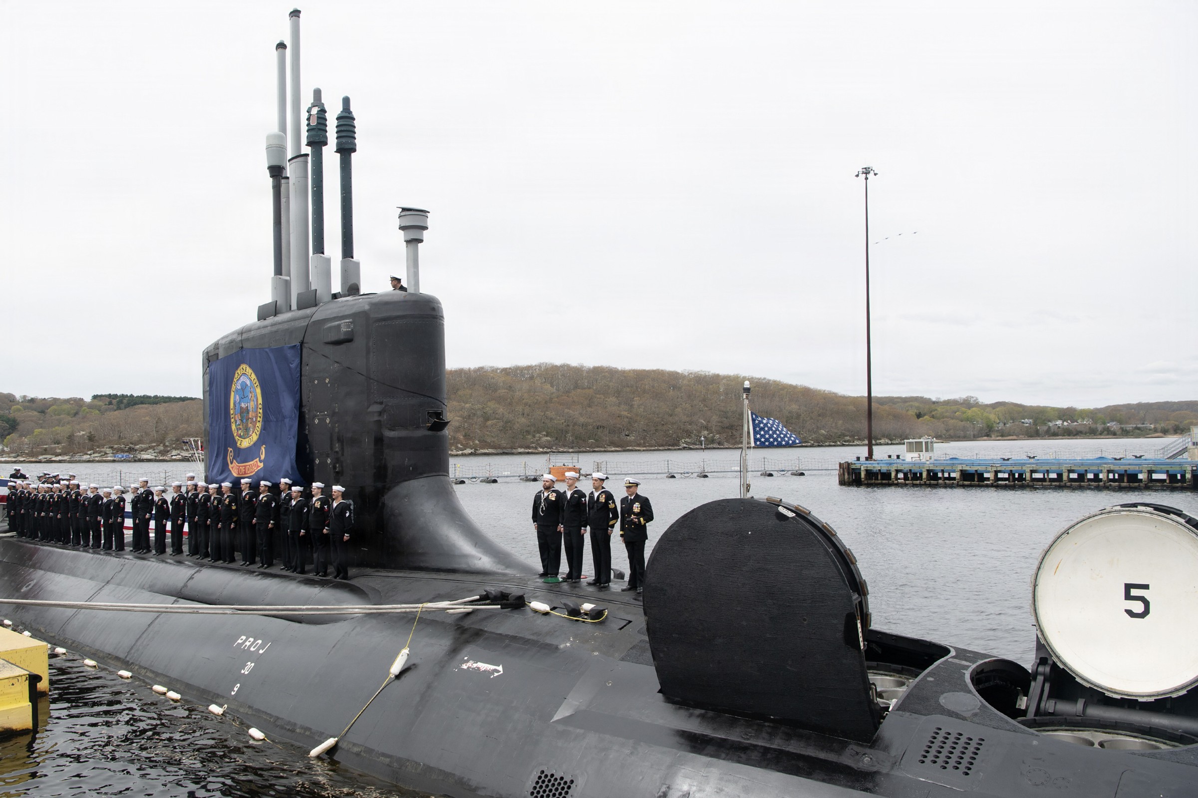 uss idaho ssn 799 virginia class attack submarine commissioning subase new london groton 2026 16
