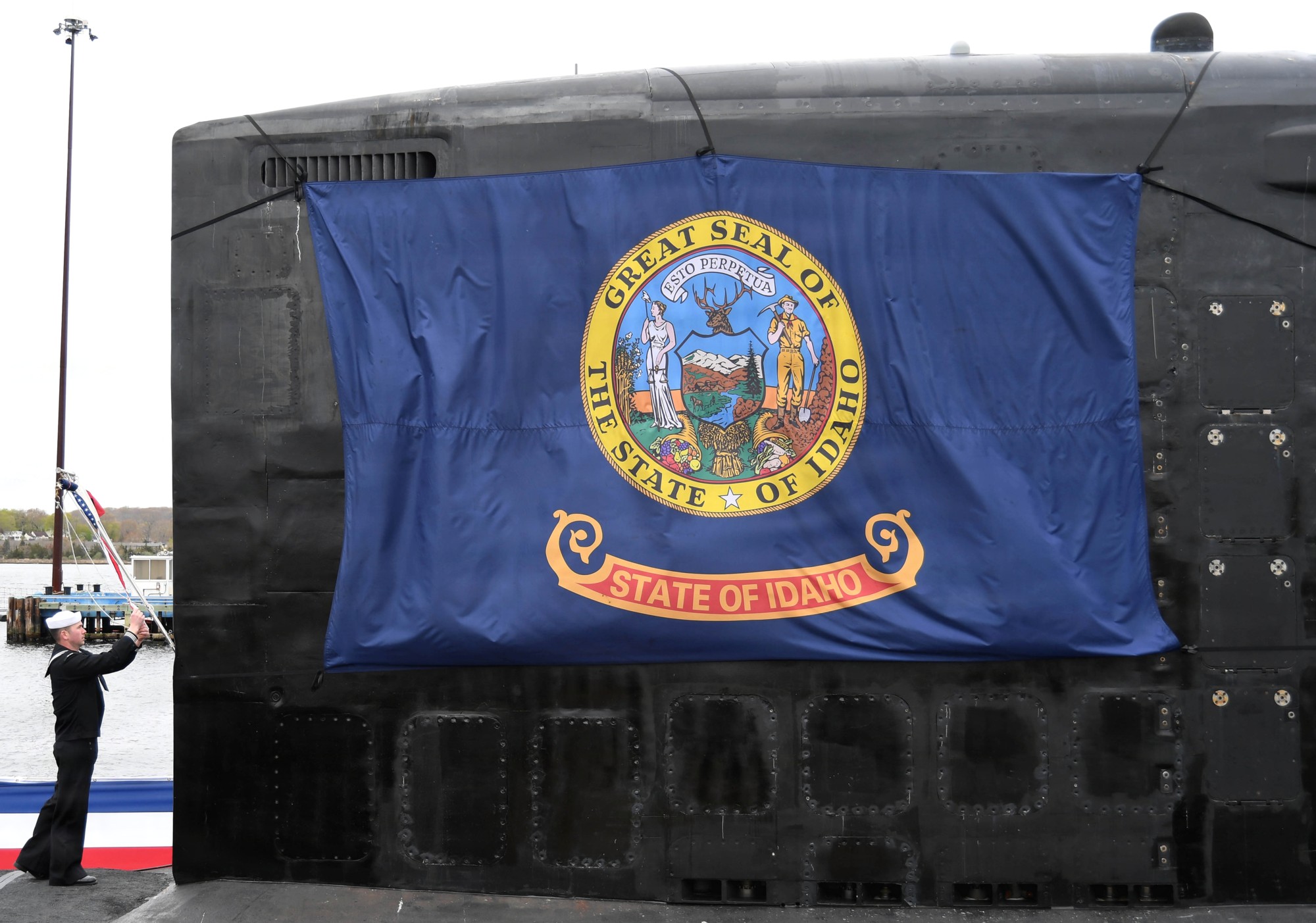 uss idaho ssn 799 virginia class attack submarine us navy gdeb commissioning subase new london groton 2026 19