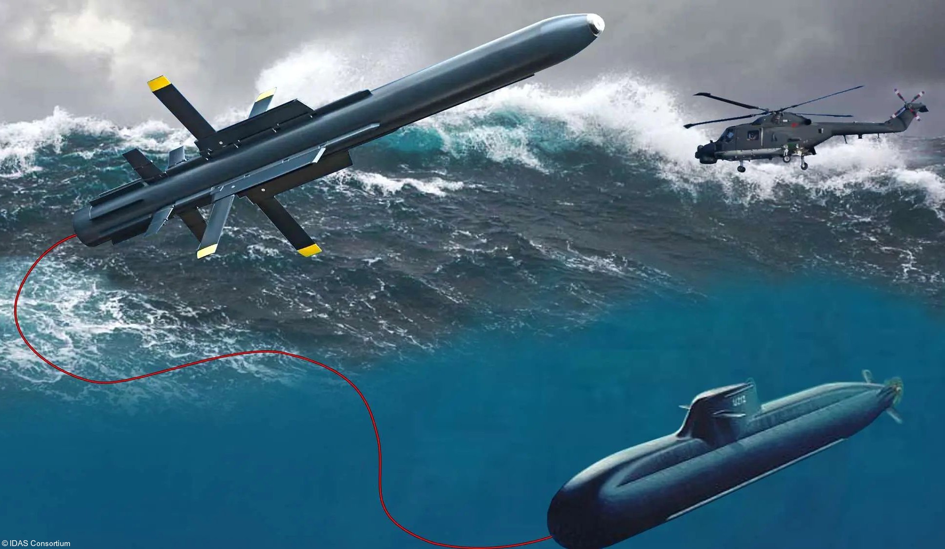 idas missile interactive defence and attack system for submarines consortium tkms diehl hdw kongsberg 09