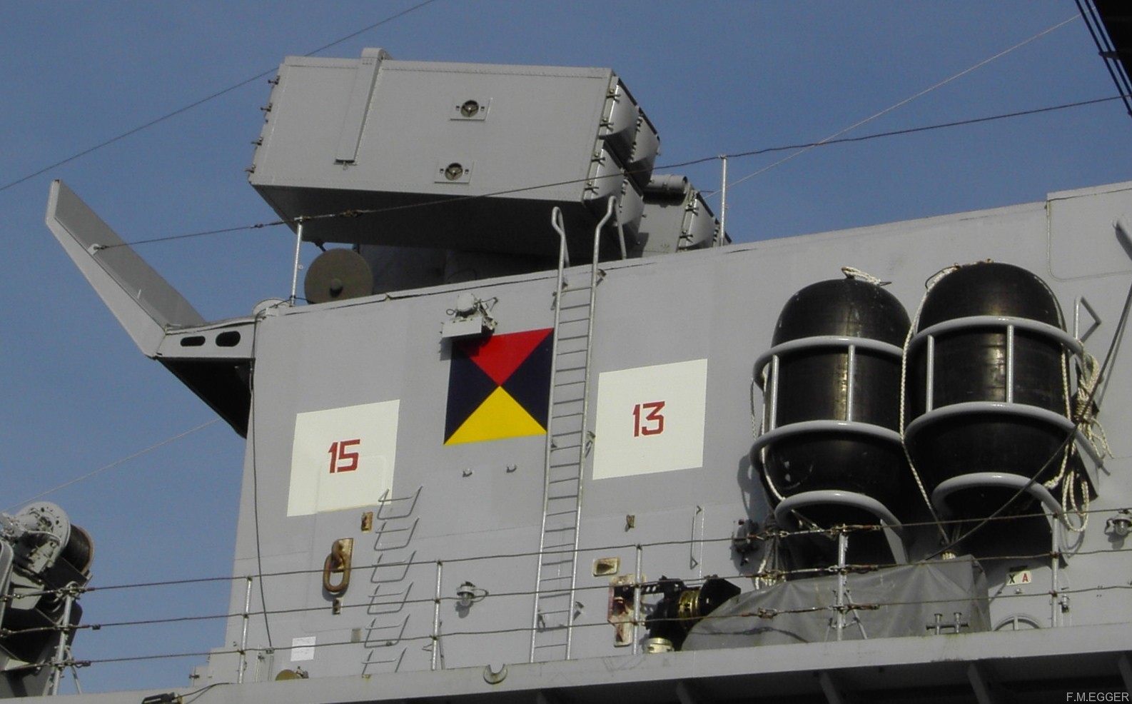 albatros 8-cell missile launcher box aspide sam italian navy 19