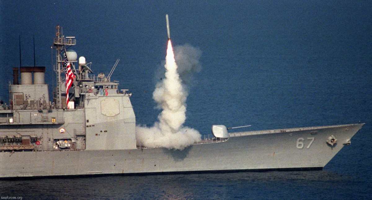 bgm-109 tomahawk cruise missile tlam ticonderoga class cruiser mk-41 vls