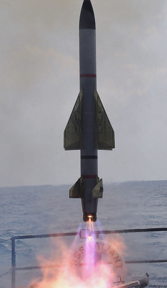 barak-1 sam missile iai rafael vertical launching system vls singapore navy 11