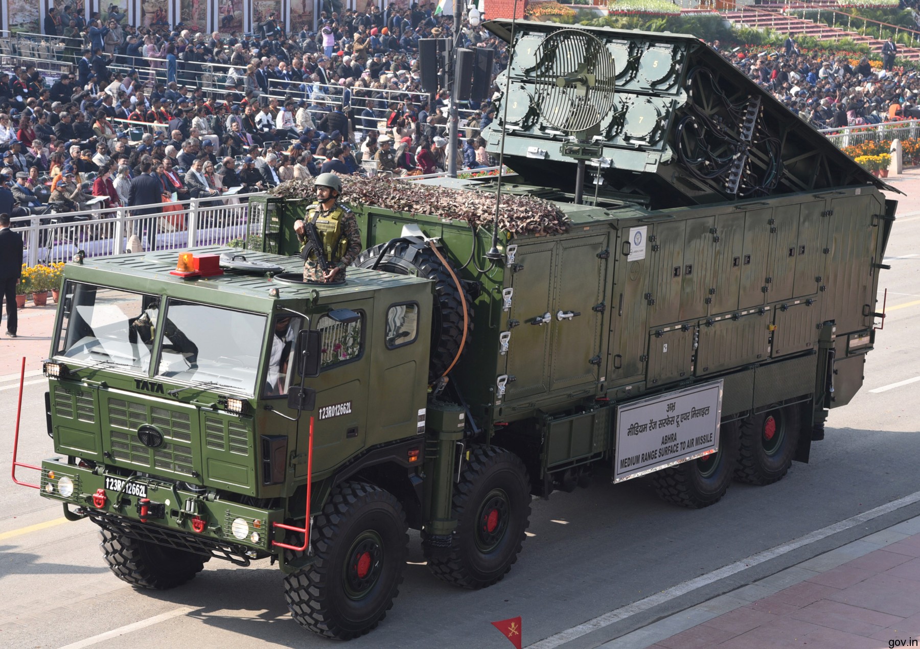 barak-8 mr-sam surface-to-air missile indian navy army truck launched 14 