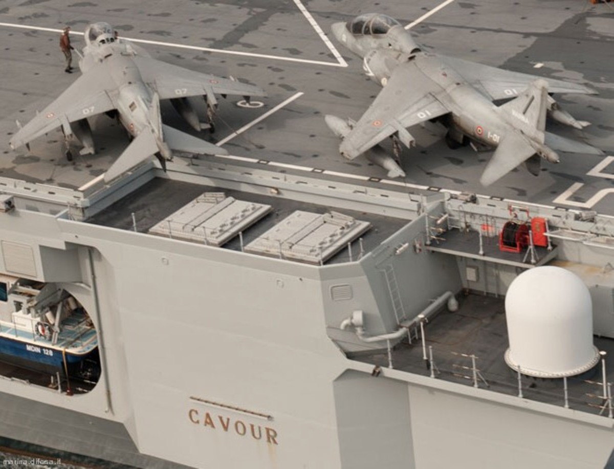 sylver a-43 vertical launching system vls aster-15 sam missile dcns mbda its cavour aircraft carrier c-550 italian navy 11
