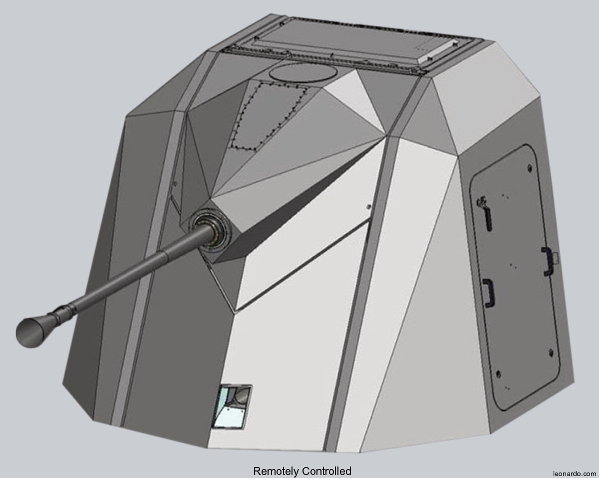 marlin 40 ws naval remote weapon system rws leonardo 40l70 machine gun aaw asuw 03