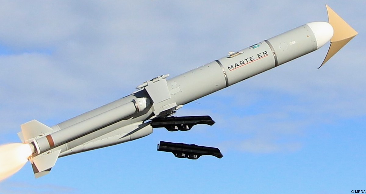 mbda marte er sea killer anti-ship missile system navy ssm 09x